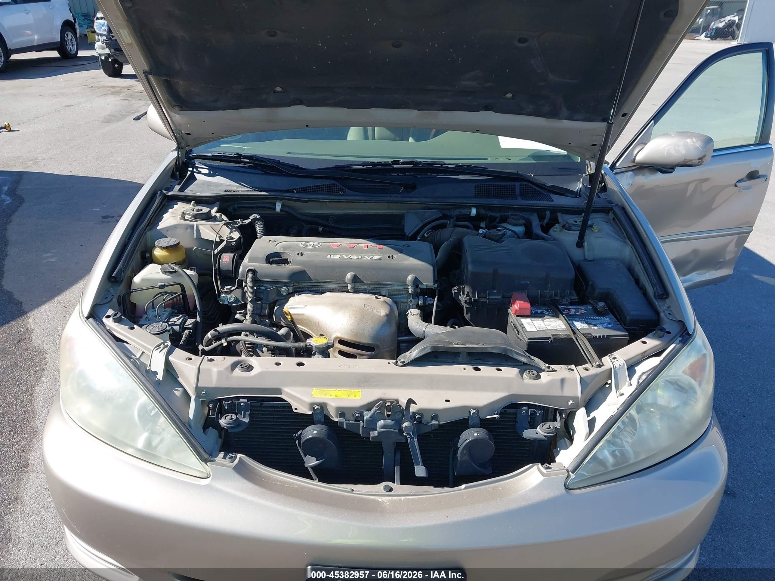 2002 Toyota Camry Xle Brown vin: 4T1BE30KX2U633156