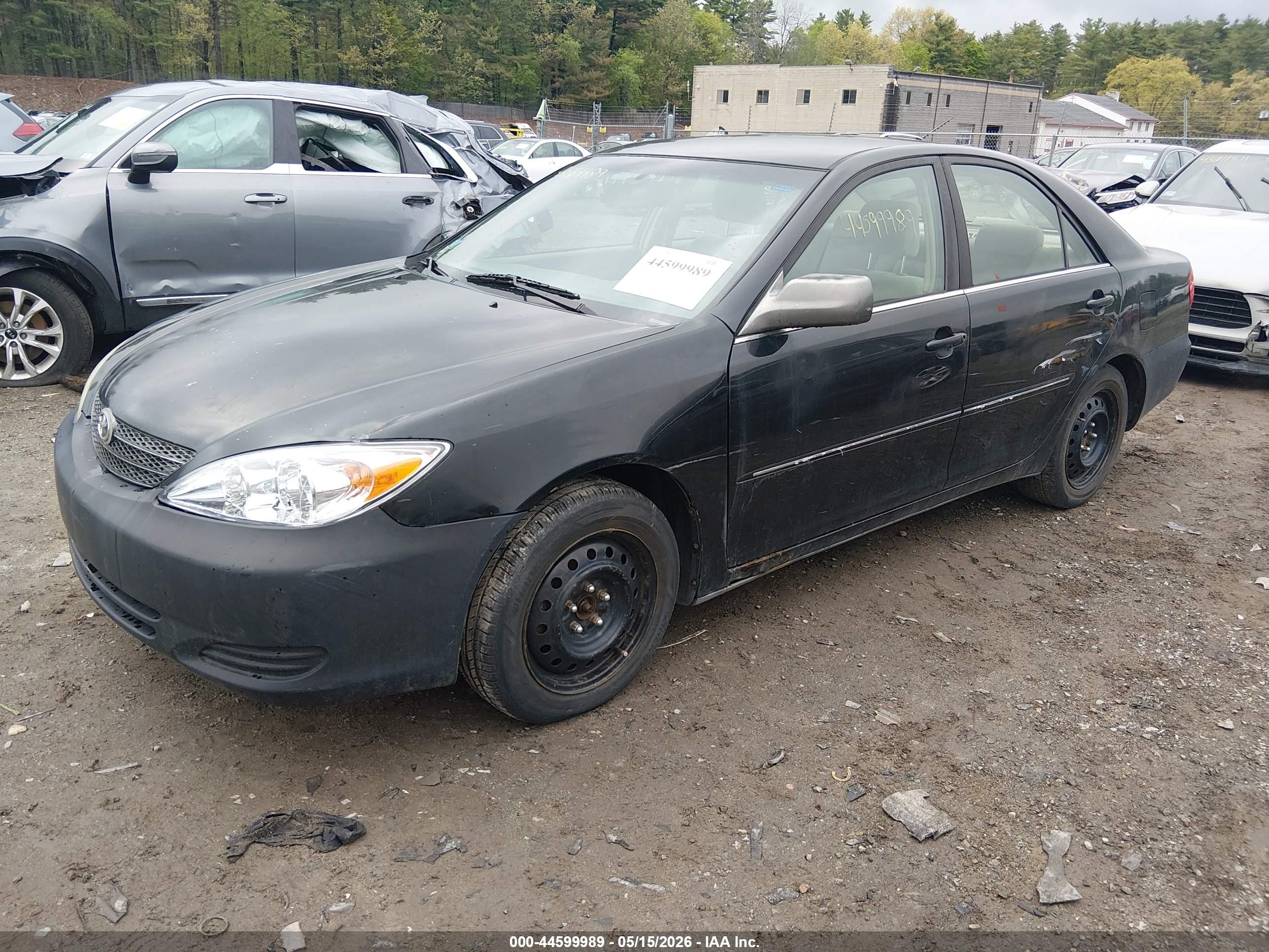 2004 Toyota Camry Xle Черный vin: 4T1BE30KX4U282526