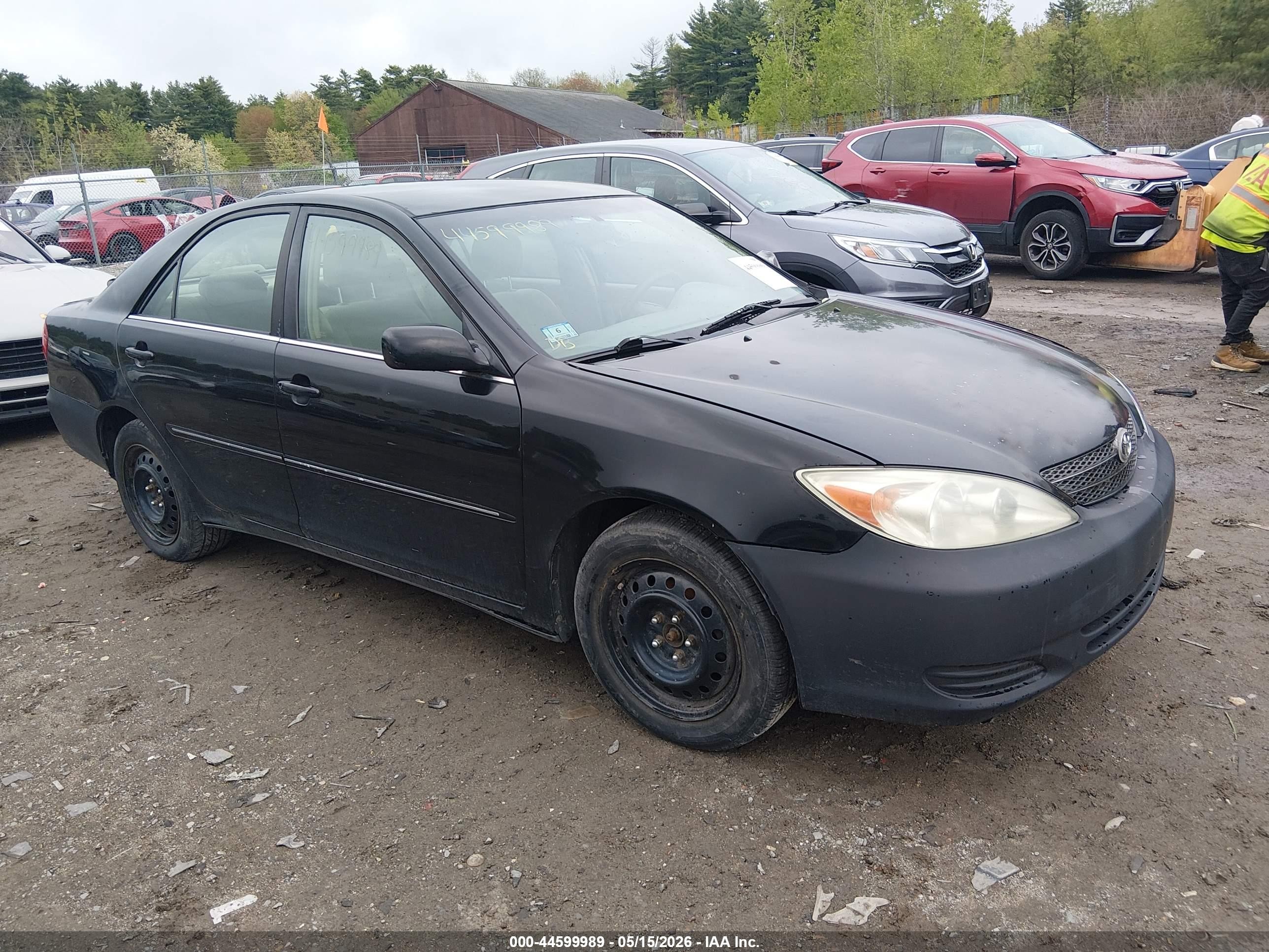 2004 Toyota Camry Xle Black vin: 4T1BE30KX4U282526