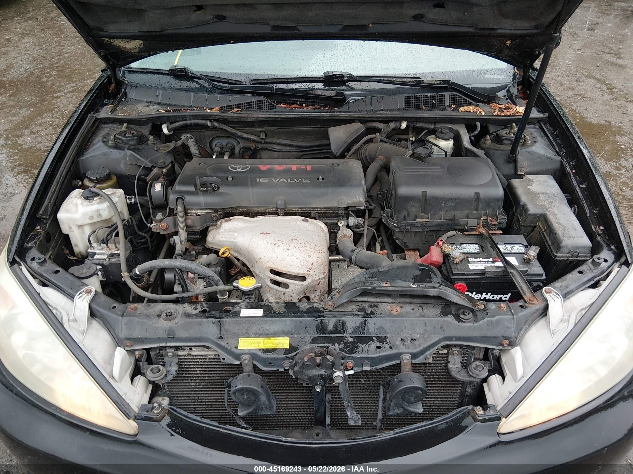 2004 Toyota Camry Xle Черный vin: 4T1BE30KX4U316237