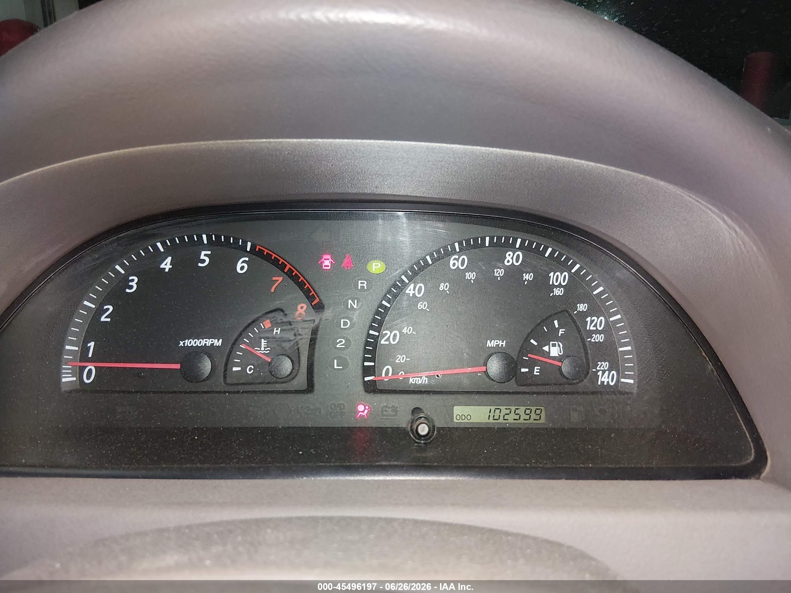 2004 Toyota Camry Xle Champagne vin: 4T1BE30KX4U851715