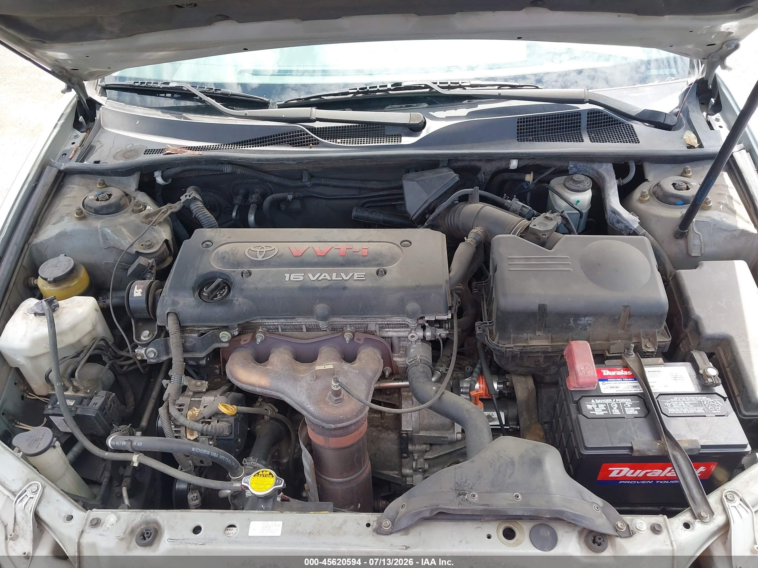 2005 Toyota Camry Le Silver vin: 4T1BE30KX5U039221