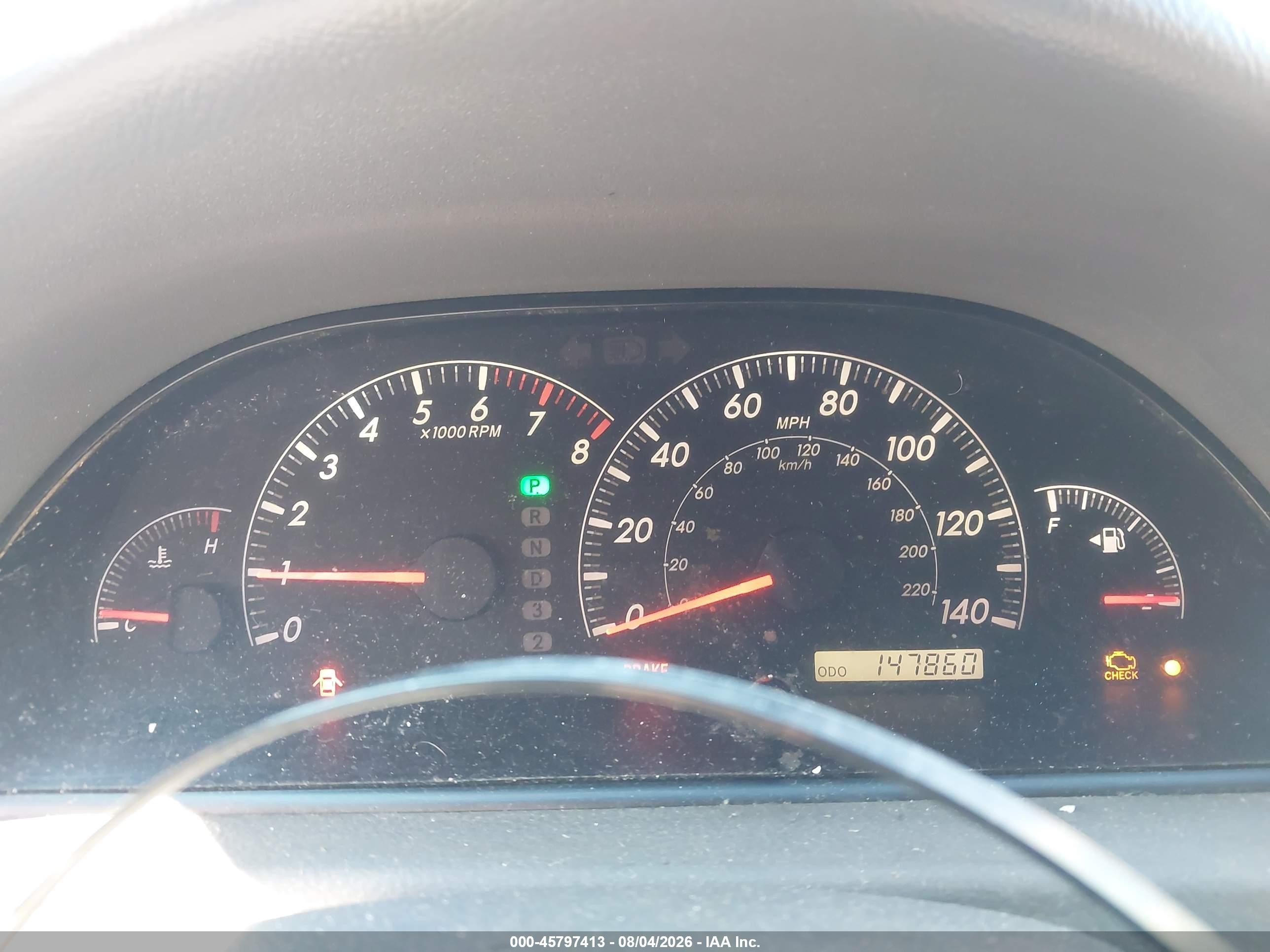 2005 Toyota Camry Le Silver vin: 4T1BE30KX5U046198