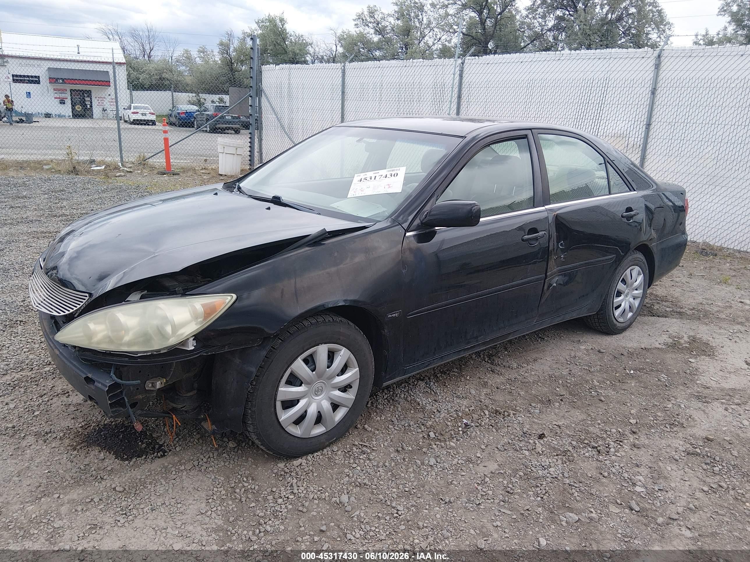2005 Toyota Camry Le Black vin: 4T1BE30KX5U052261