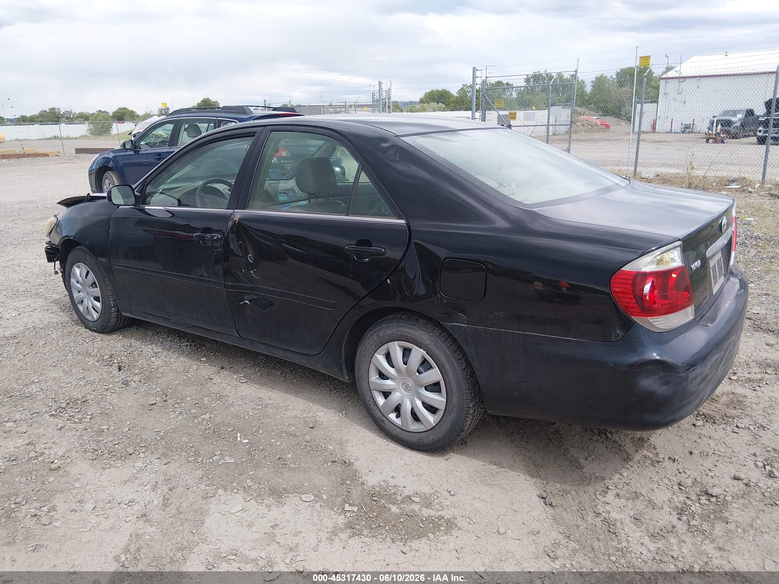 2005 Toyota Camry Le Black vin: 4T1BE30KX5U052261