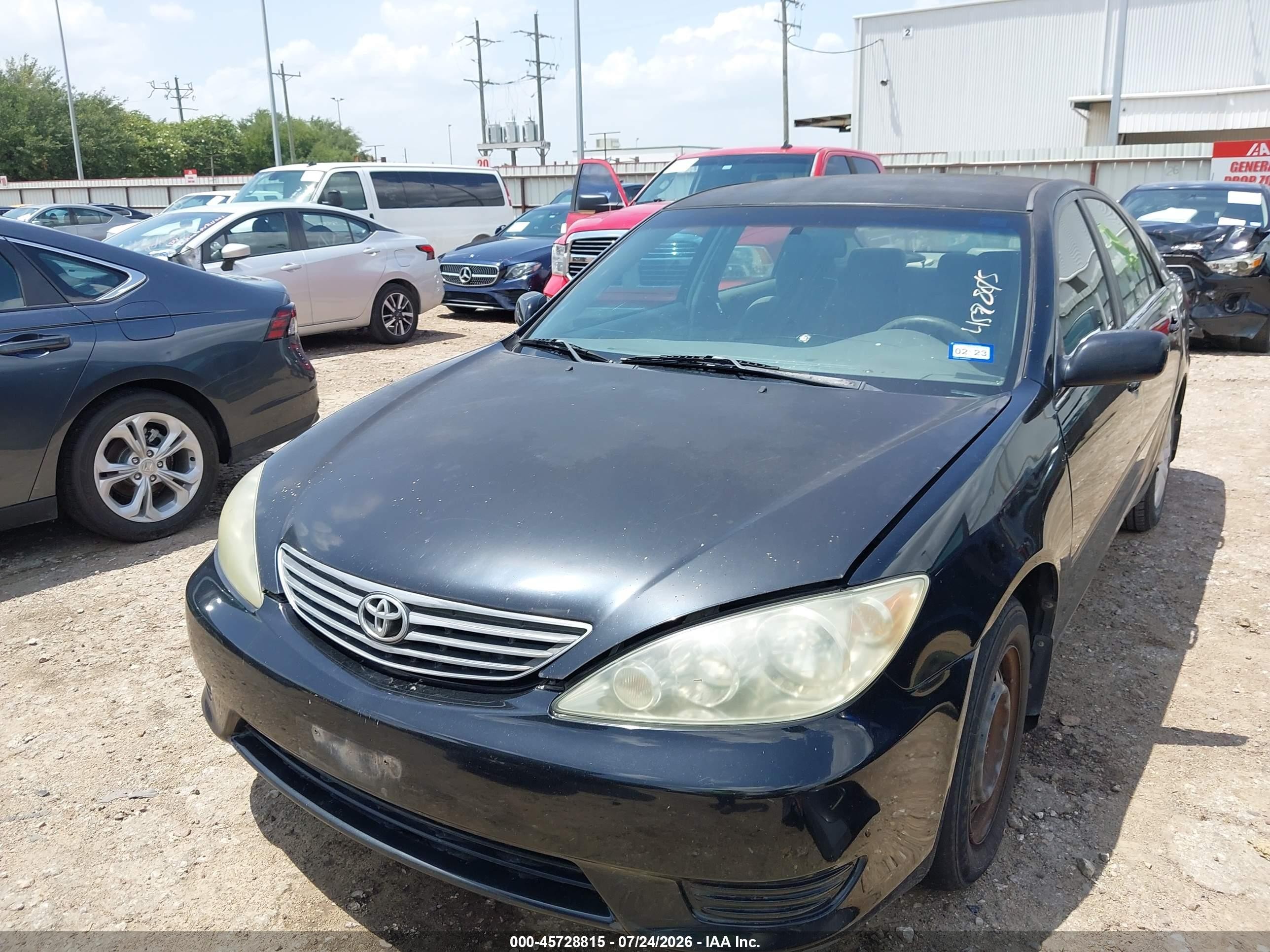 2005 Toyota Camry Le Black vin: 4T1BE30KX5U086619