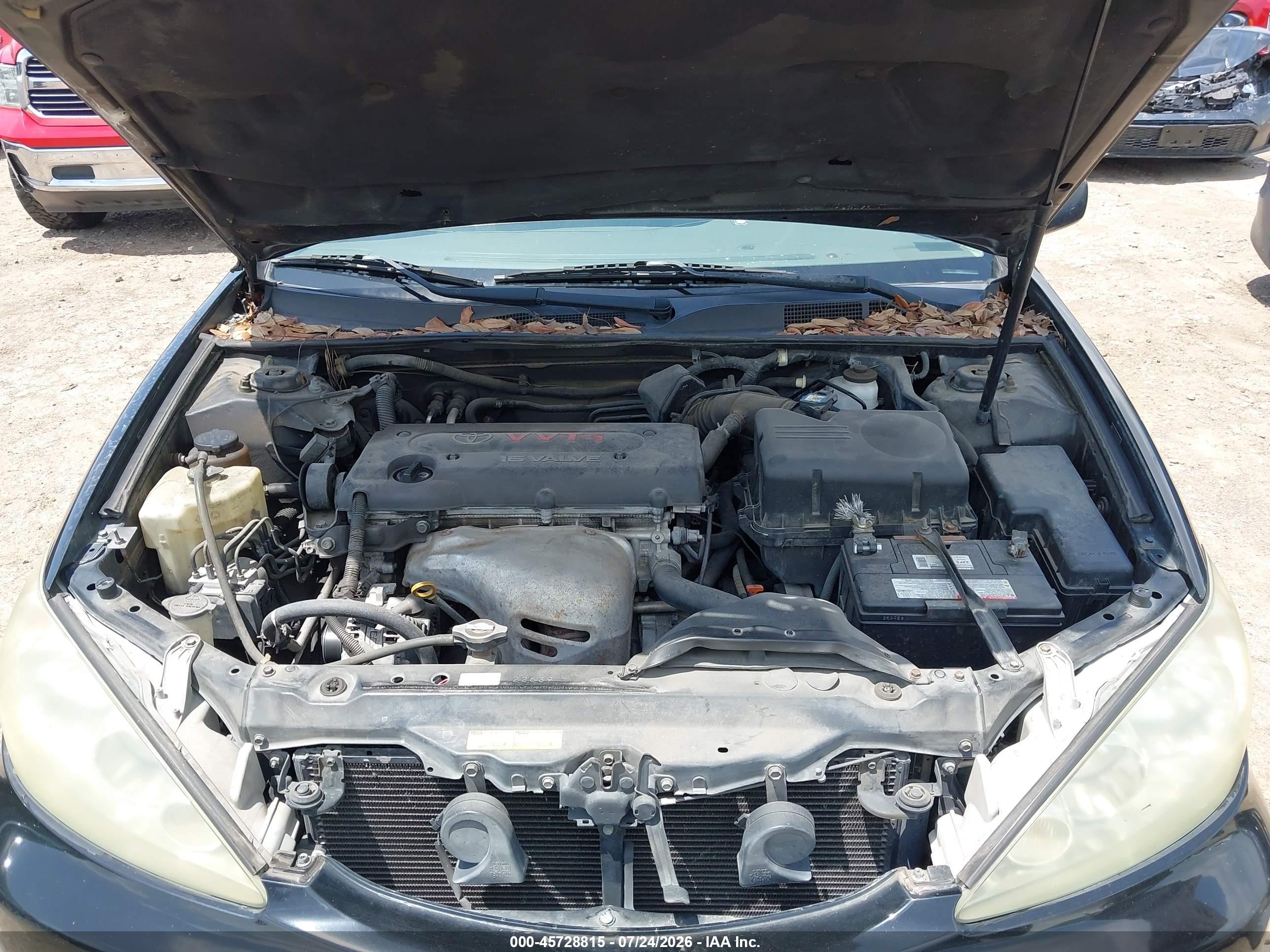 2005 Toyota Camry Le Black vin: 4T1BE30KX5U086619