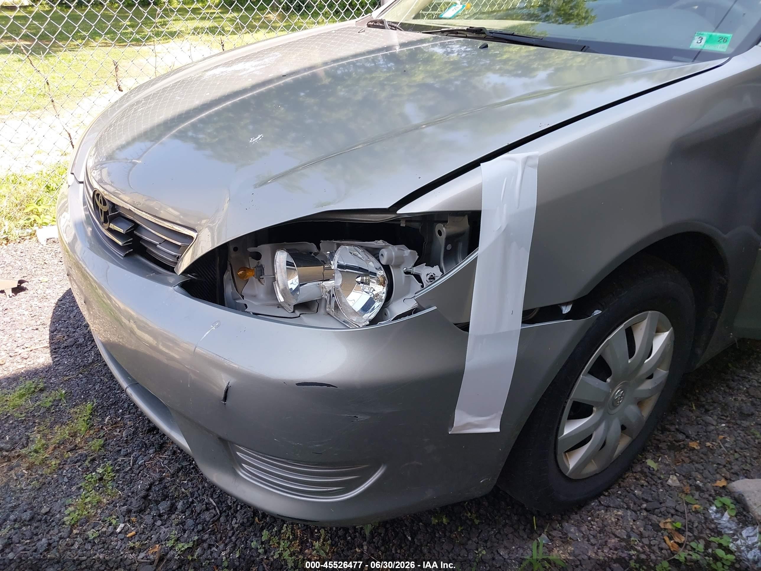 2005 Toyota Camry Le Silver vin: 4T1BE30KX5U955364