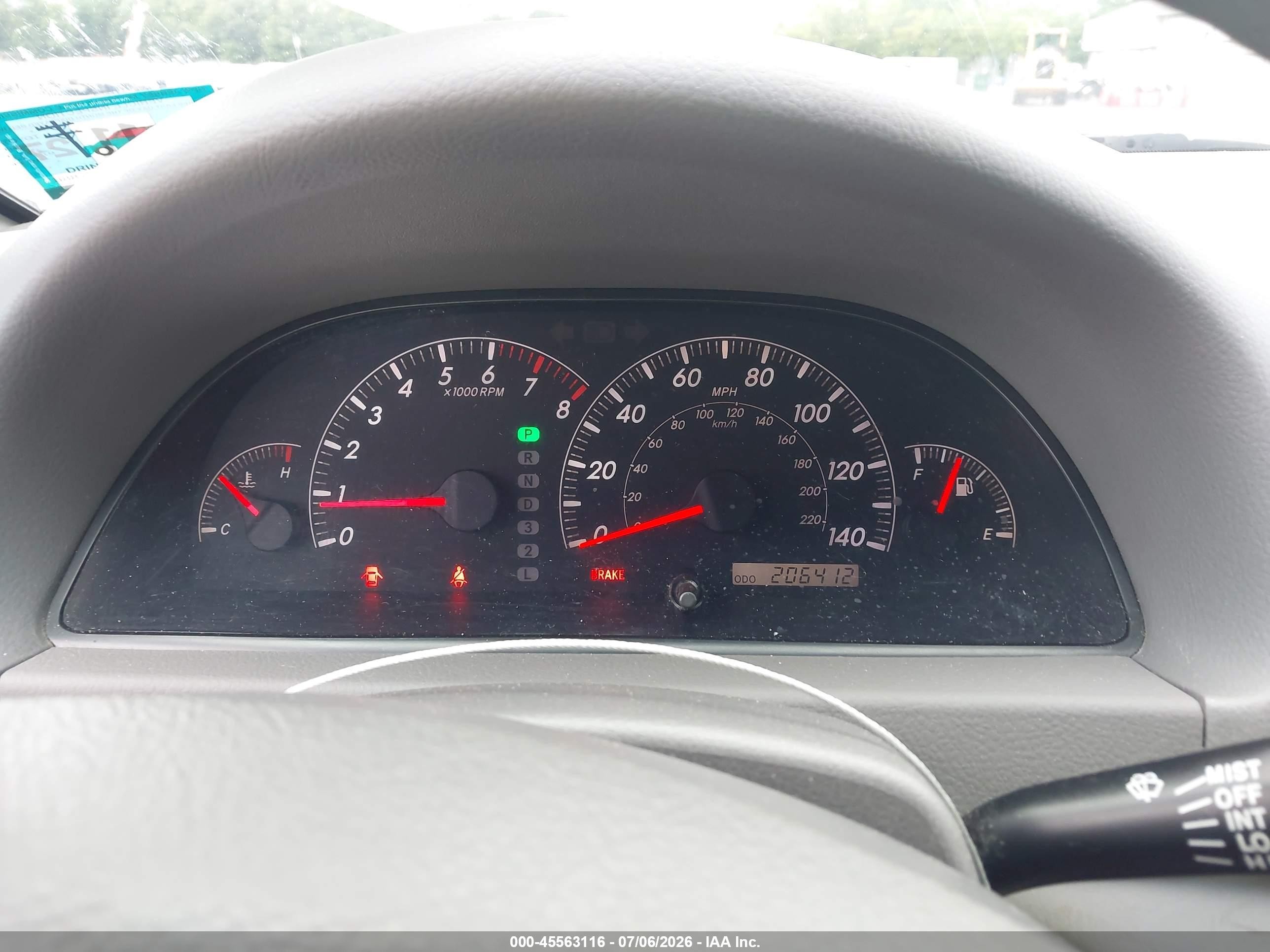 2006 Toyota Camry Le Gray vin: 4T1BE30KX6U130426