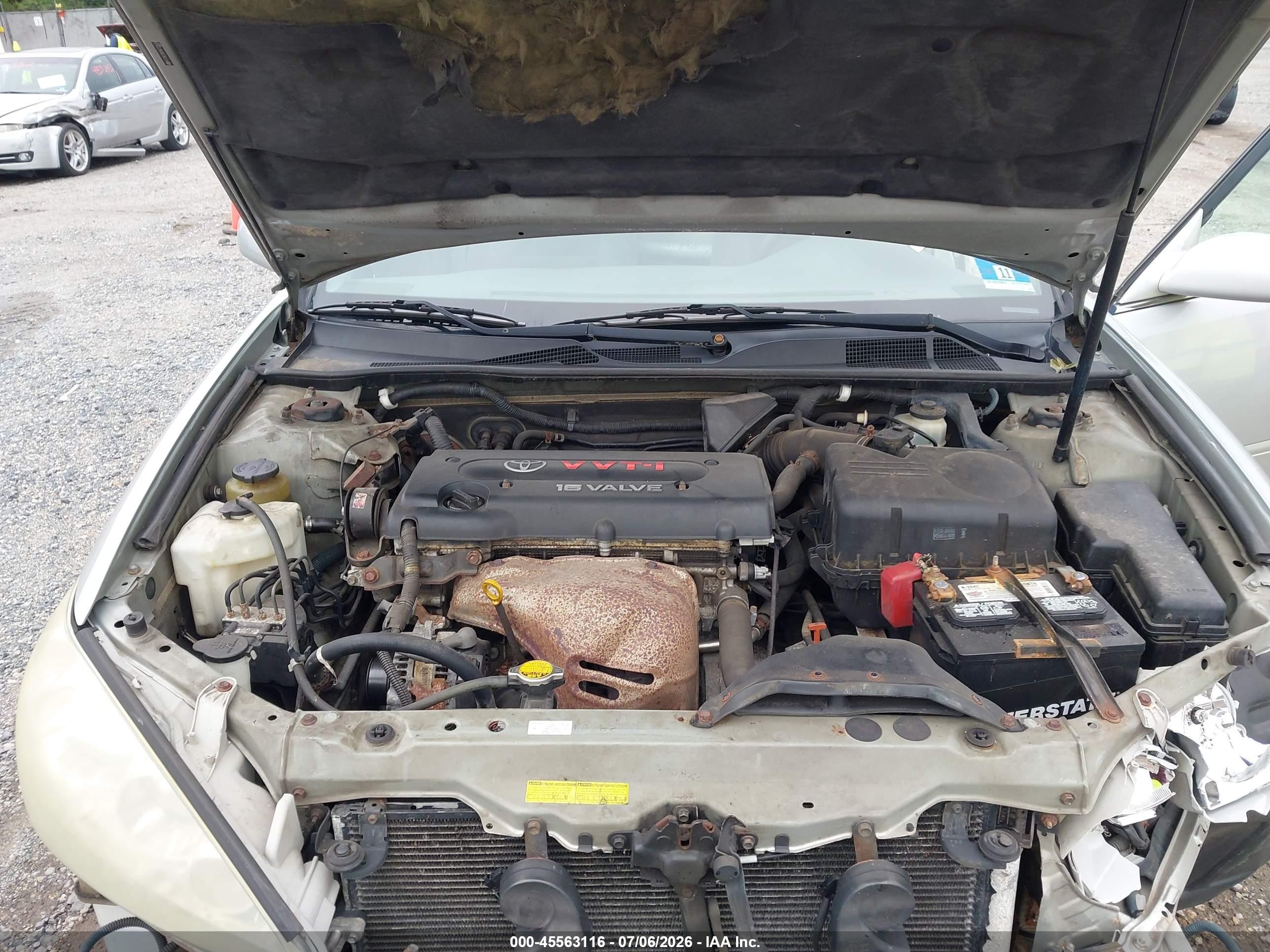 2006 Toyota Camry Le Gray vin: 4T1BE30KX6U130426