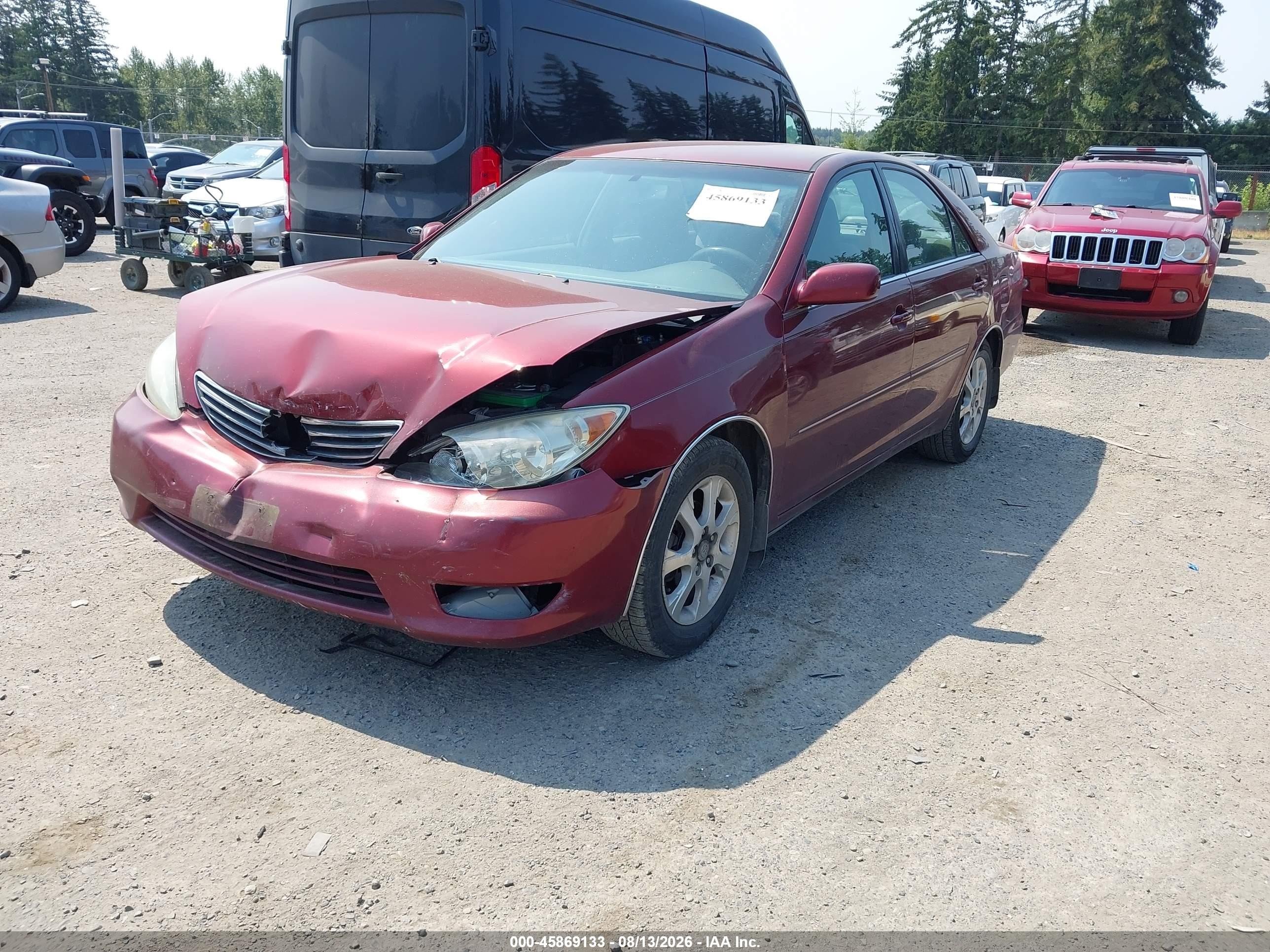 2006 Toyota Camry Xle Красный vin: 4T1BE30KX6U146447