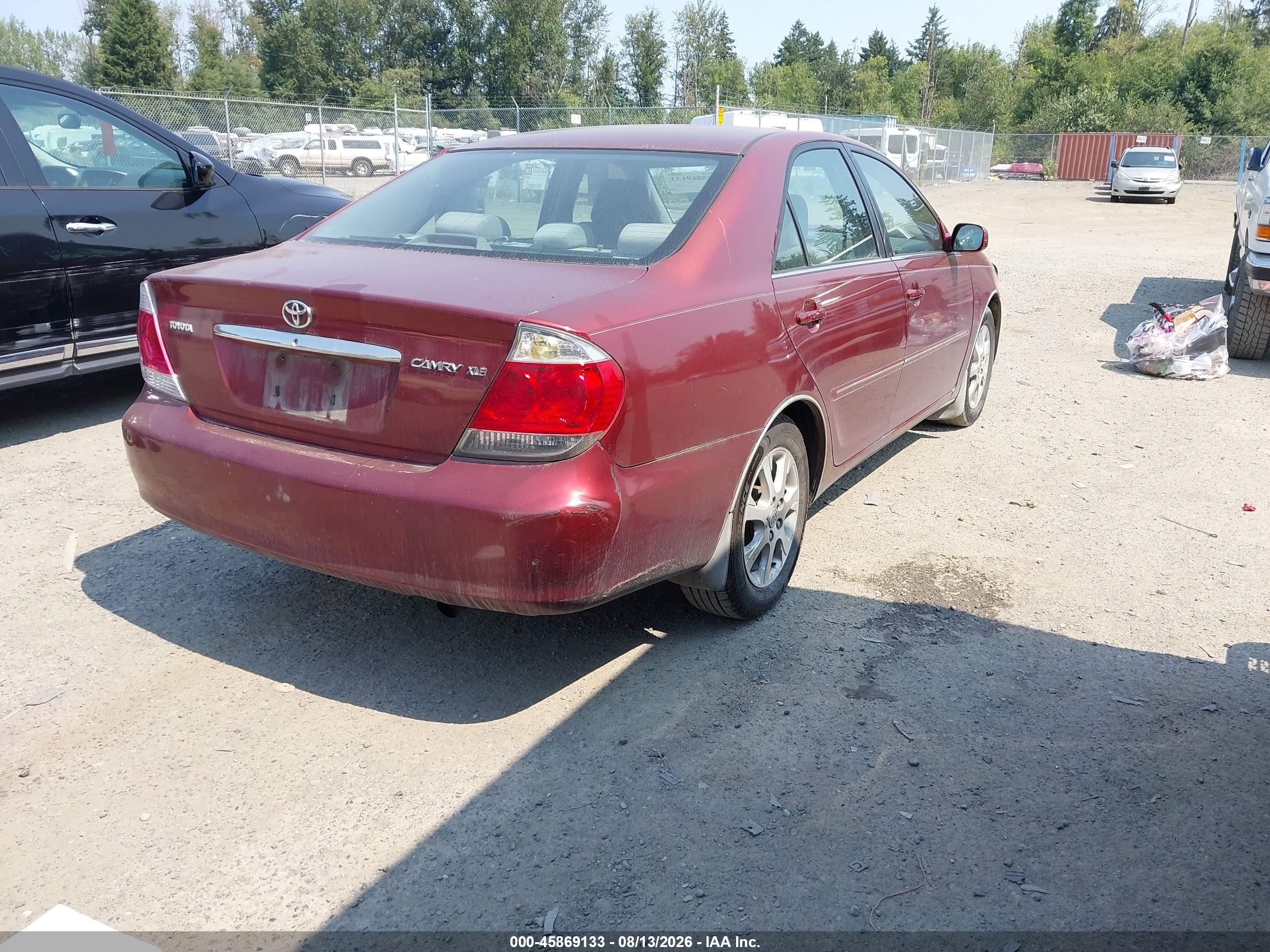 2006 Toyota Camry Xle Красный vin: 4T1BE30KX6U146447