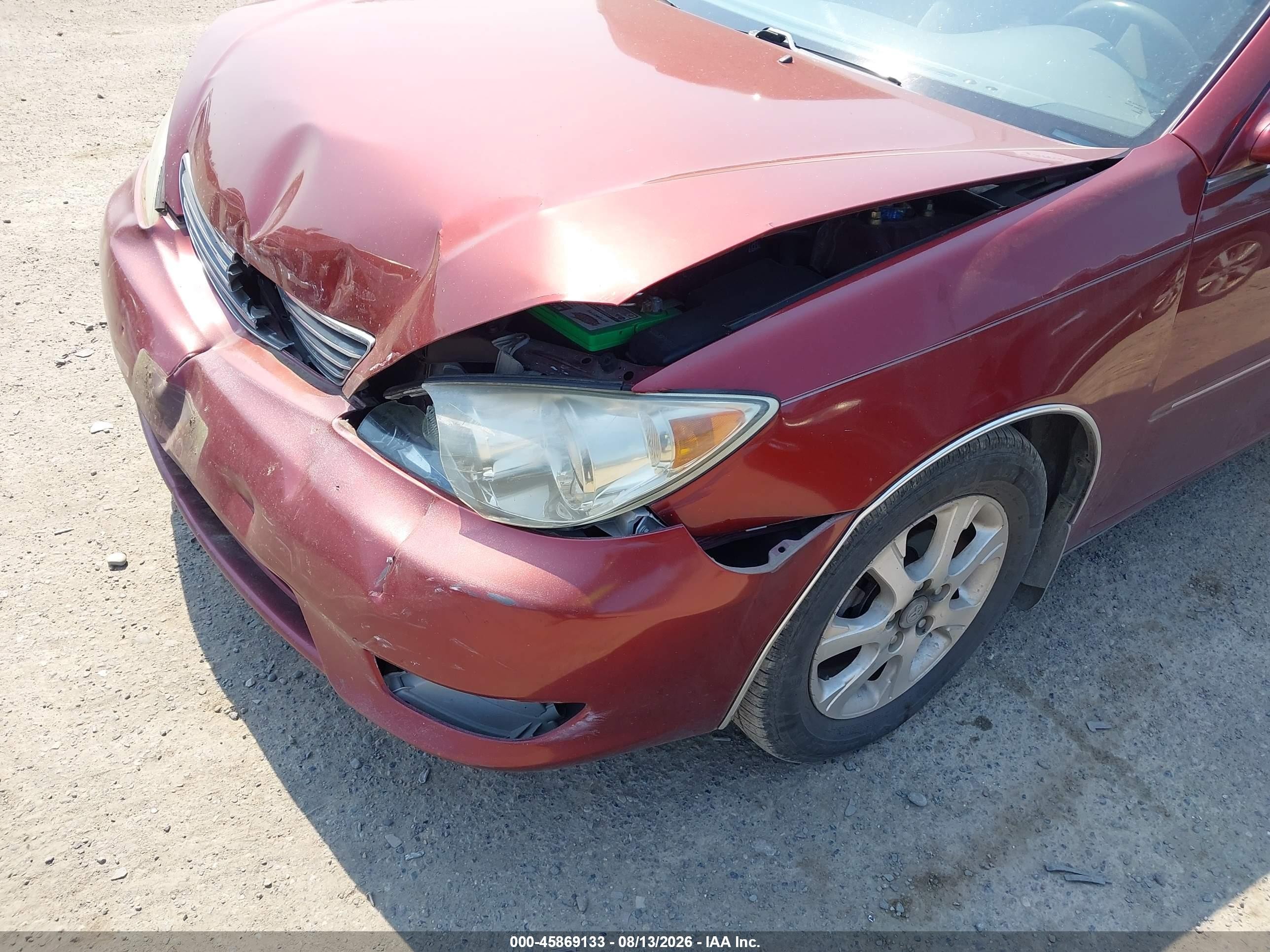 2006 Toyota Camry Xle Красный vin: 4T1BE30KX6U146447