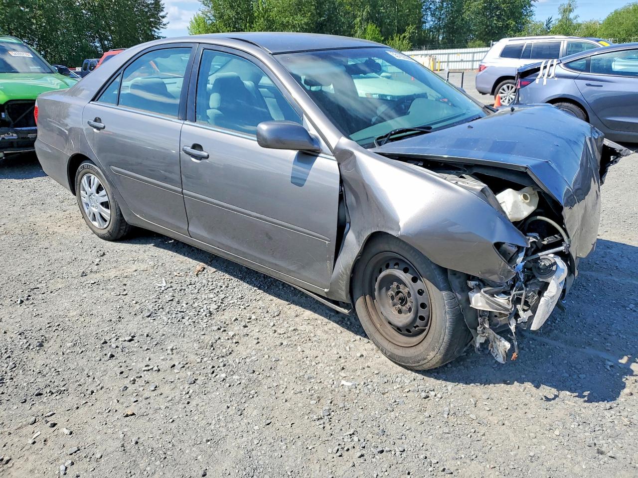 2006 Toyota Camry Le Gray vin: 4T1BE30KX6U660993