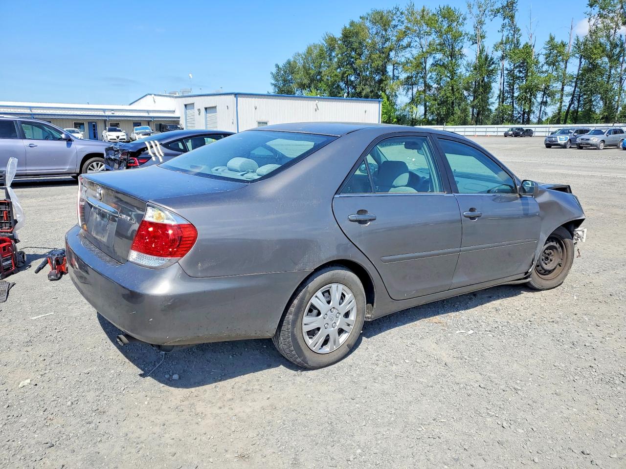 2006 Toyota Camry Le Gray vin: 4T1BE30KX6U660993
