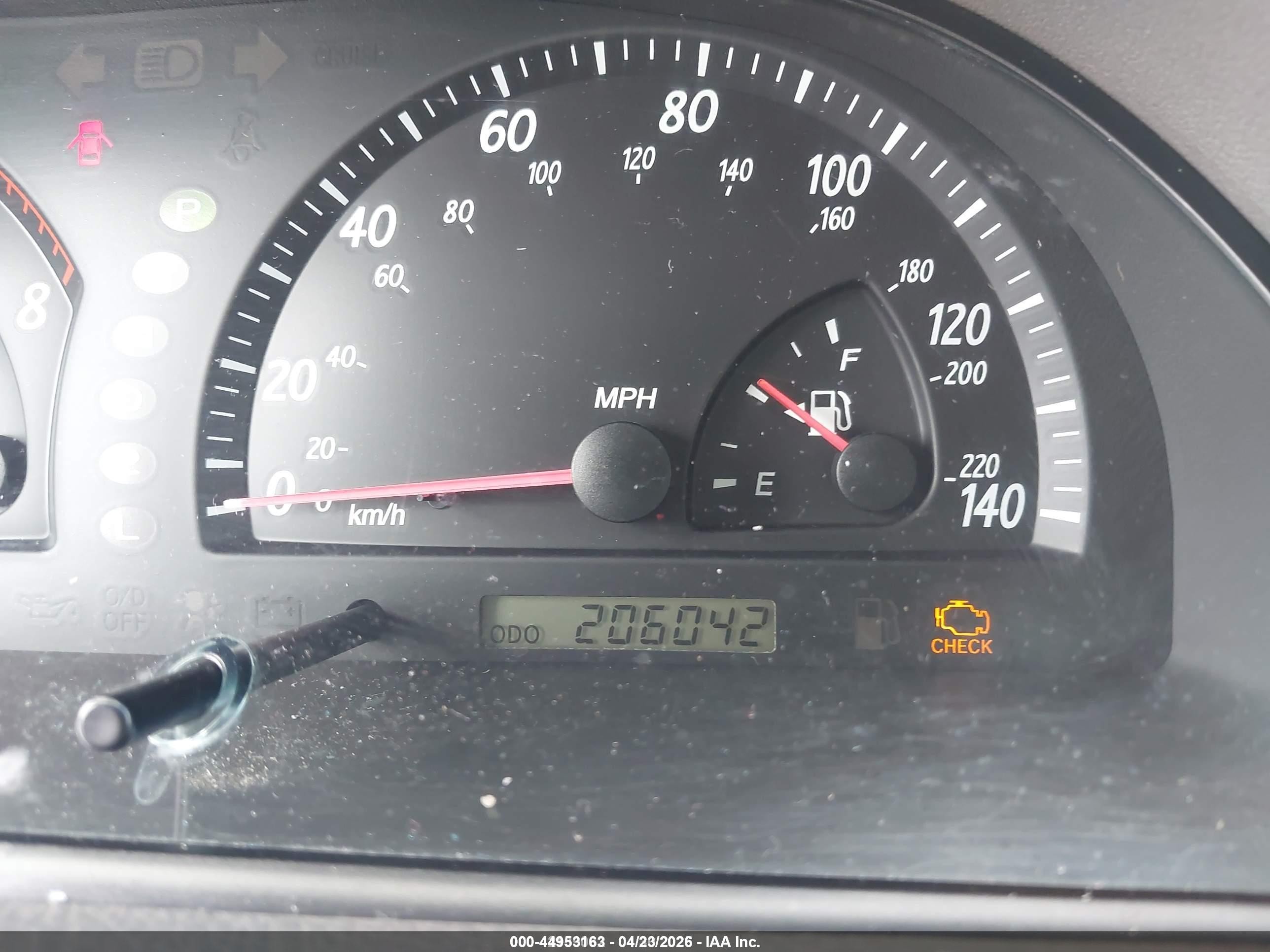 2002 Toyota Camry Le Черный vin: 4T1BE32K02U025367