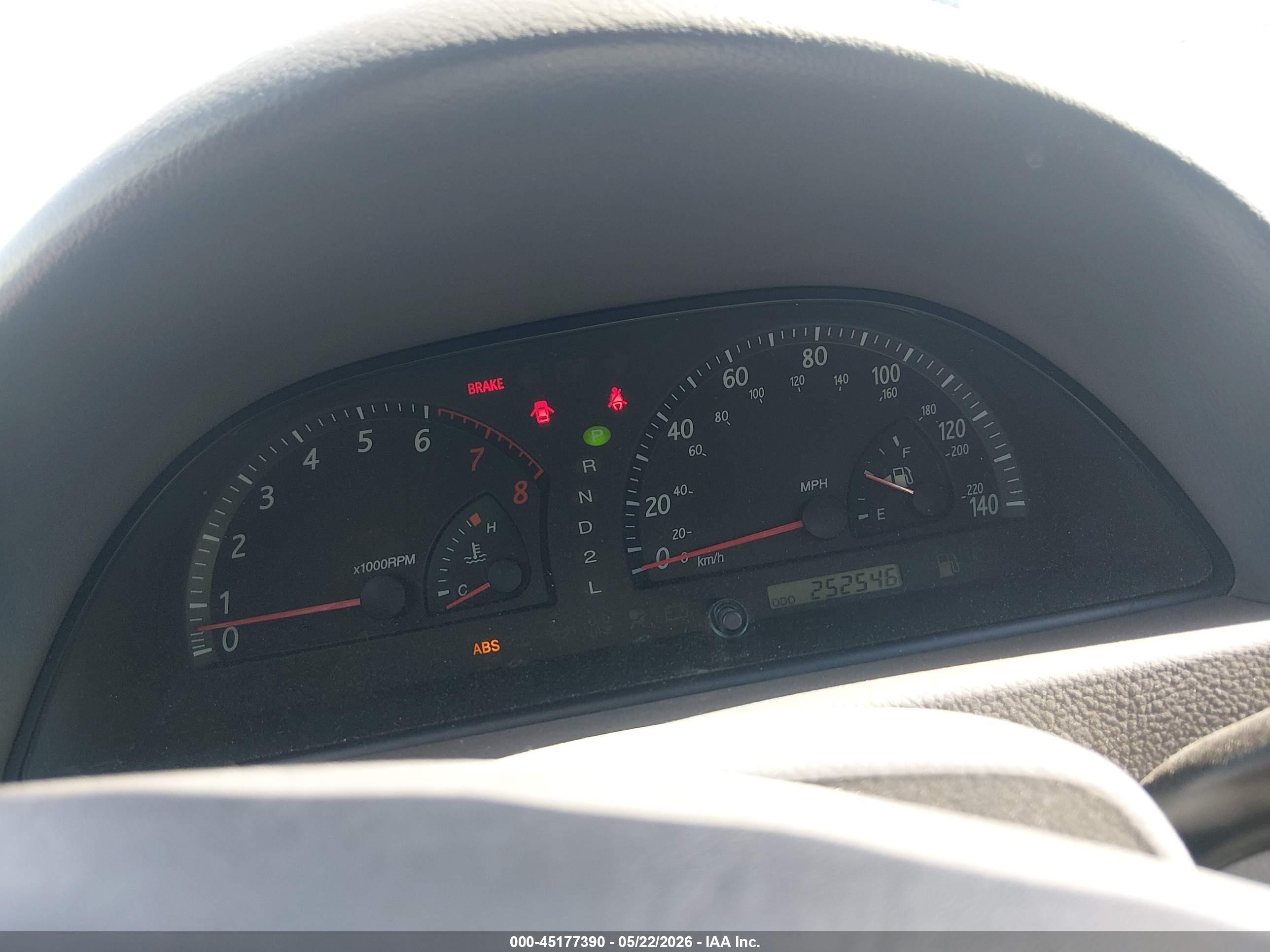2002 Toyota Camry Le Gray vin: 4T1BE32K02U514383