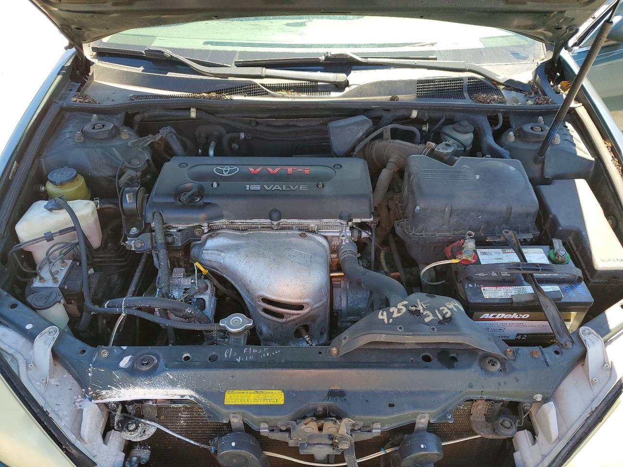 2002 Toyota Camry Le Green vin: 4T1BE32K02U515873