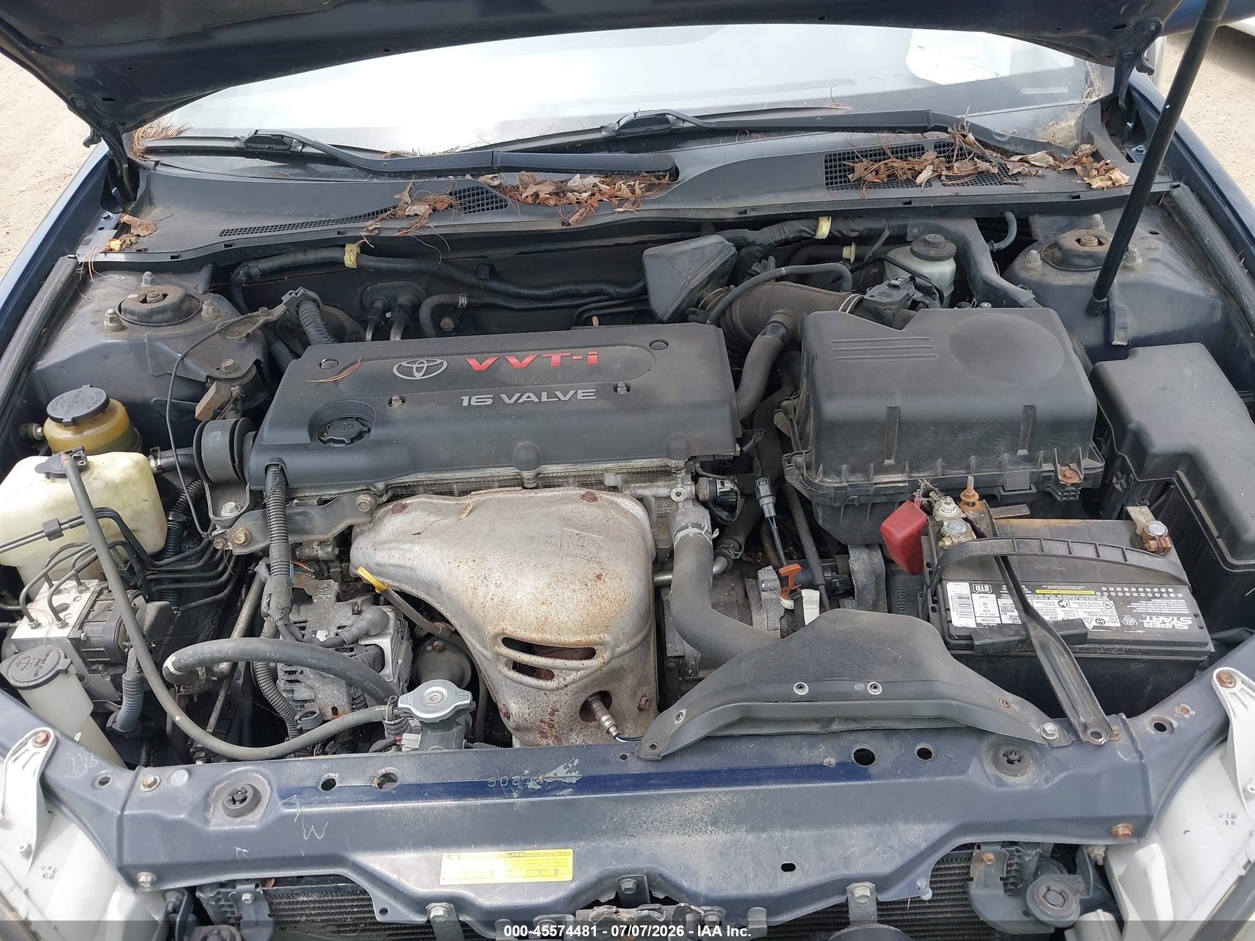 2002 Toyota Camry Le Blue vin: 4T1BE32K02U528395