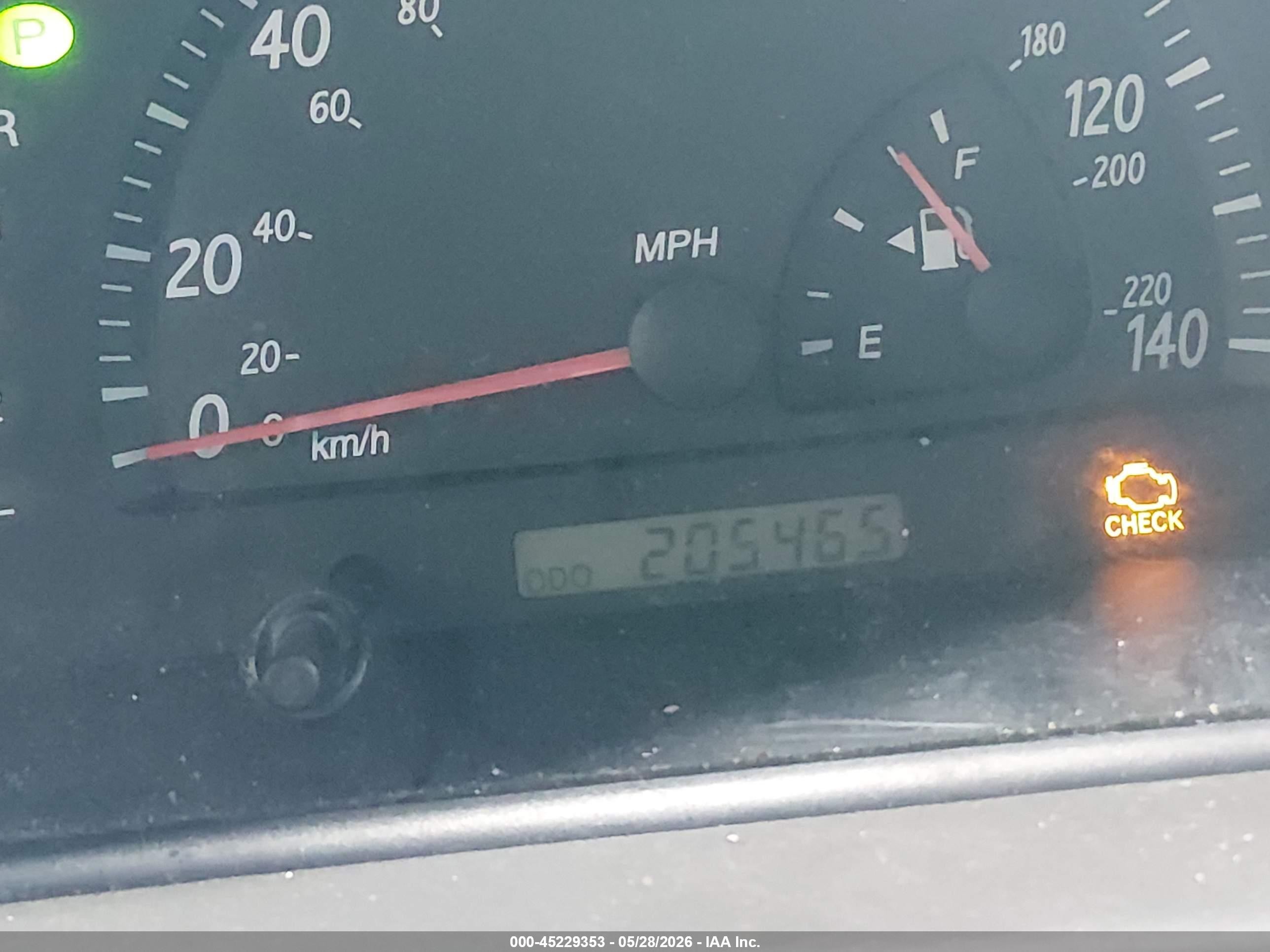 2002 Toyota Camry Le Blue vin: 4T1BE32K02U552129