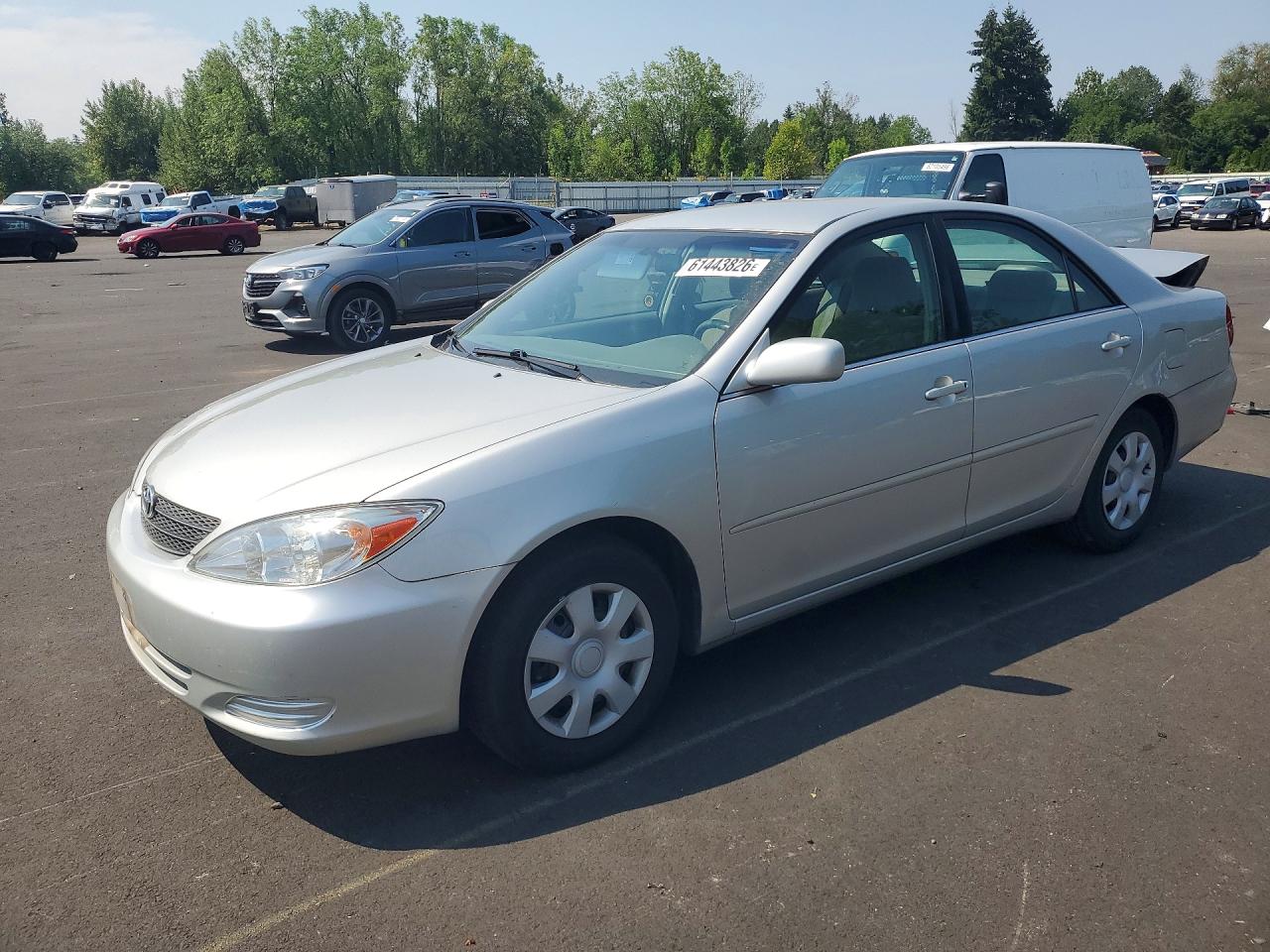 2002 Toyota Camry Le Silver vin: 4T1BE32K02U597443