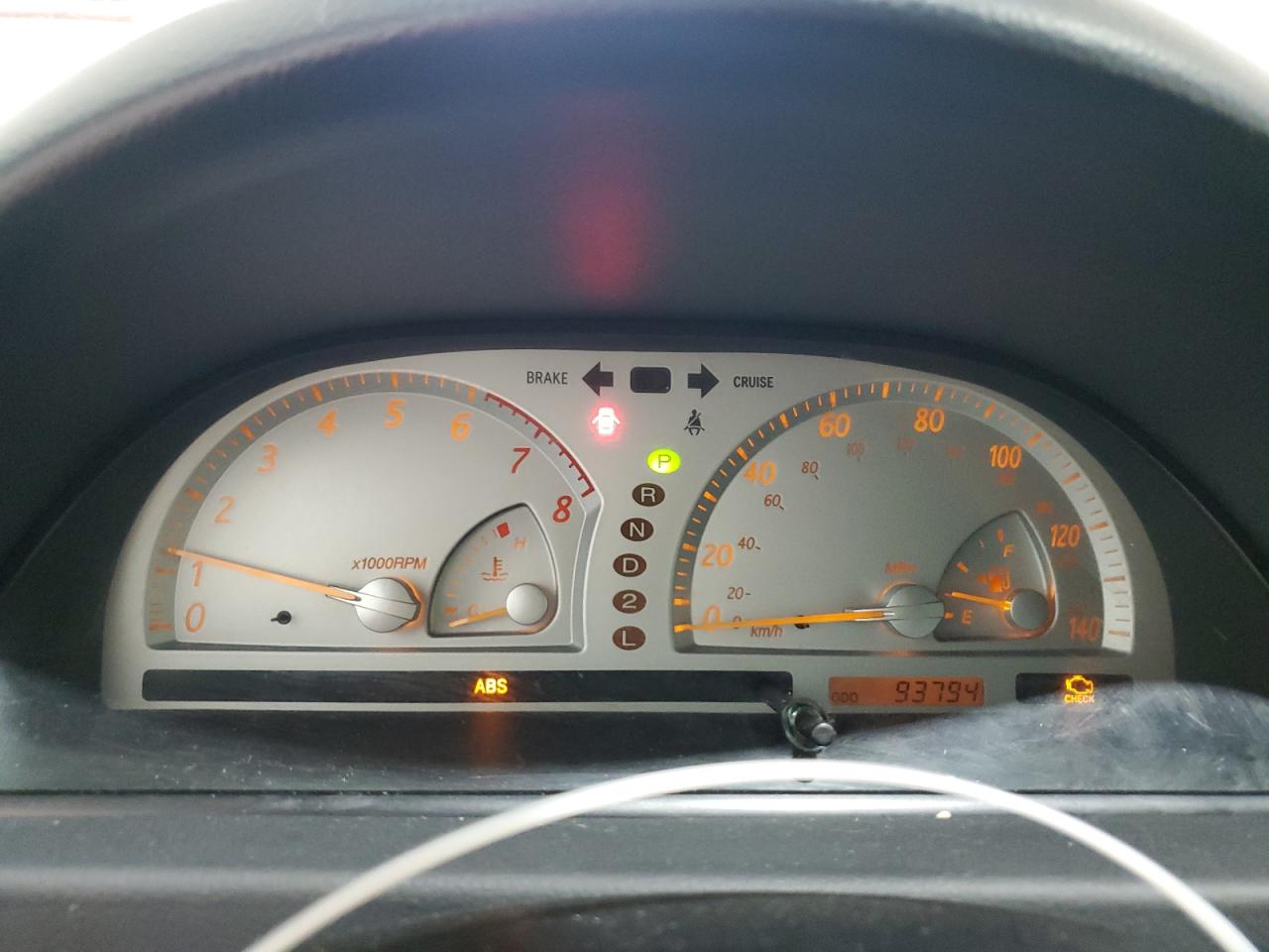2003 Toyota Camry Se Gray vin: 4T1BE32K03U206244 Damage: Warning Light - Engine, On, Unacceptable