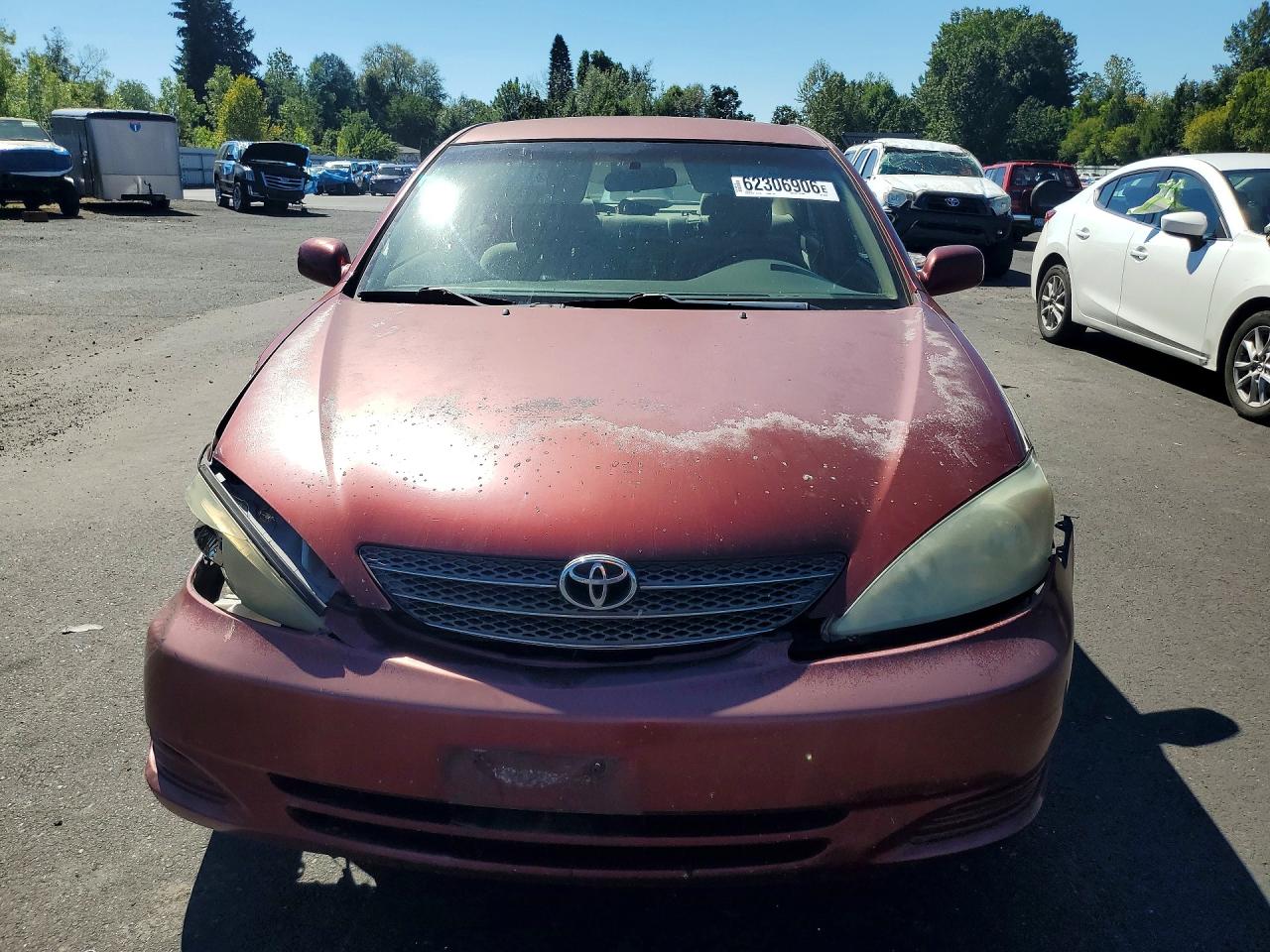 2003 Toyota Camry Le Burgundy vin: 4T1BE32K03U235954