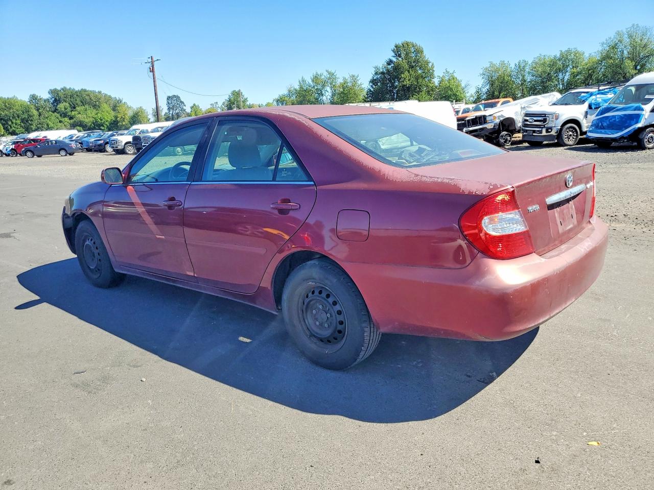 2003 Toyota Camry Le Burgundy vin: 4T1BE32K03U235954