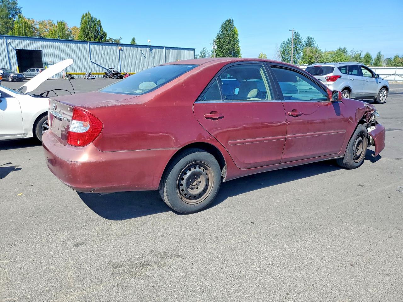 2003 Toyota Camry Le Burgundy vin: 4T1BE32K03U235954