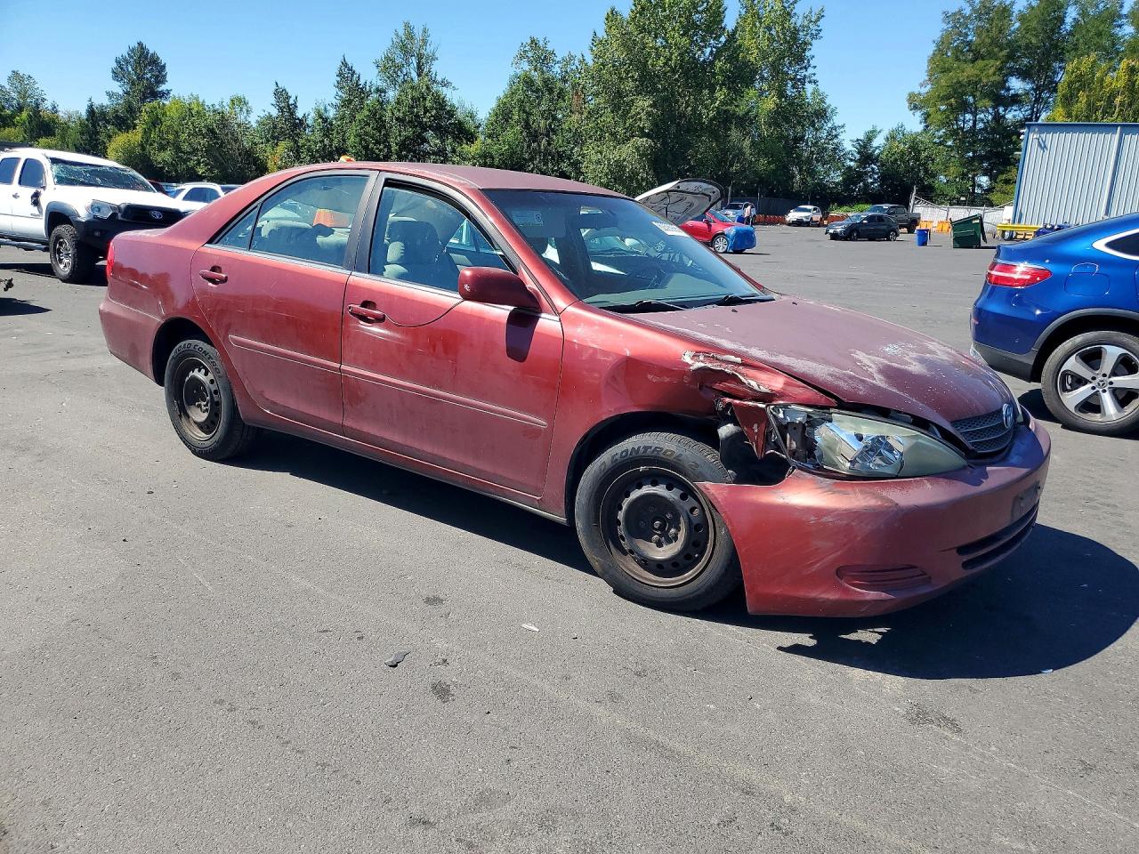 2003 Toyota Camry Le Burgundy vin: 4T1BE32K03U235954