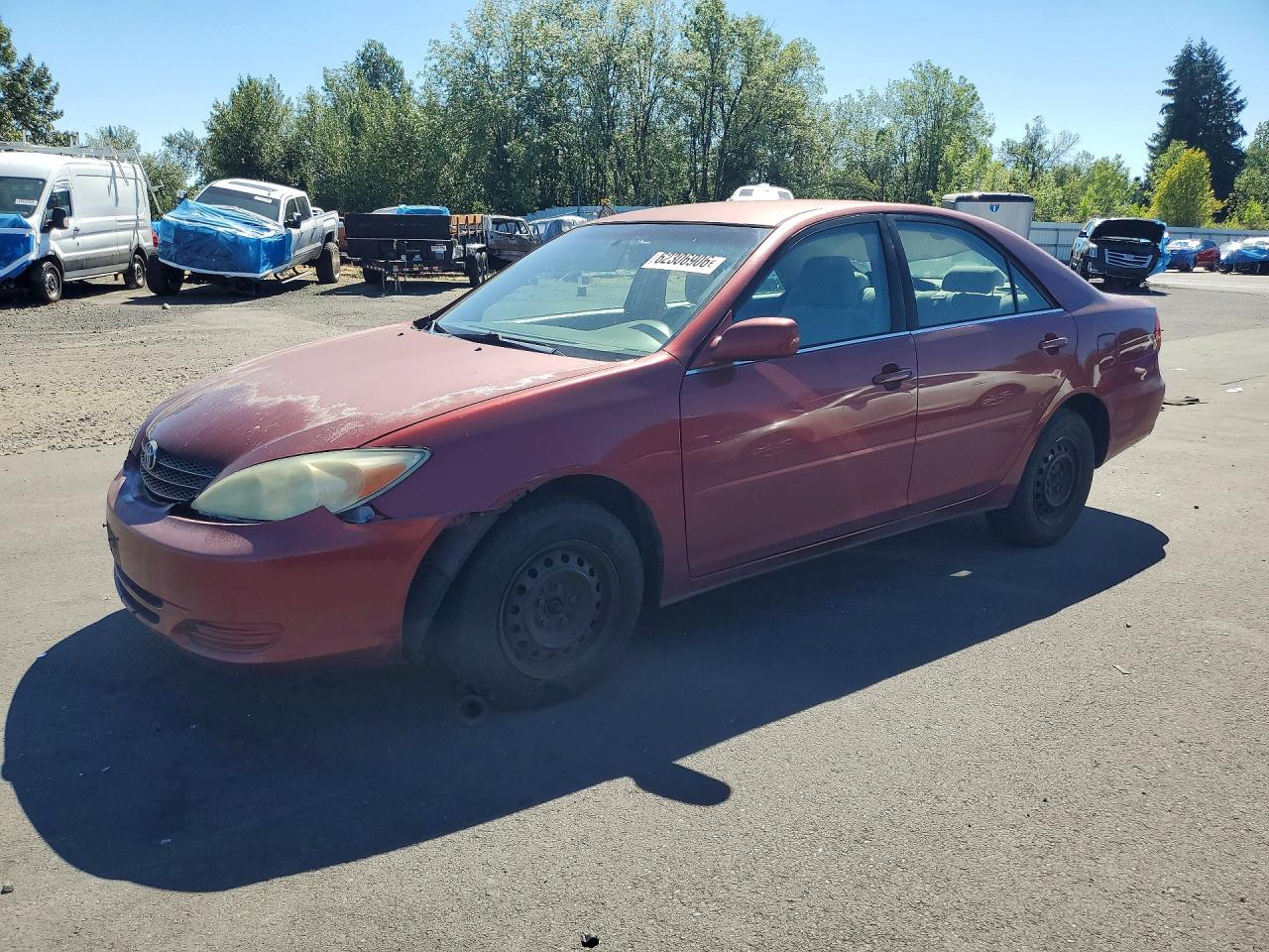2003 Toyota Camry Le Burgundy vin: 4T1BE32K03U235954