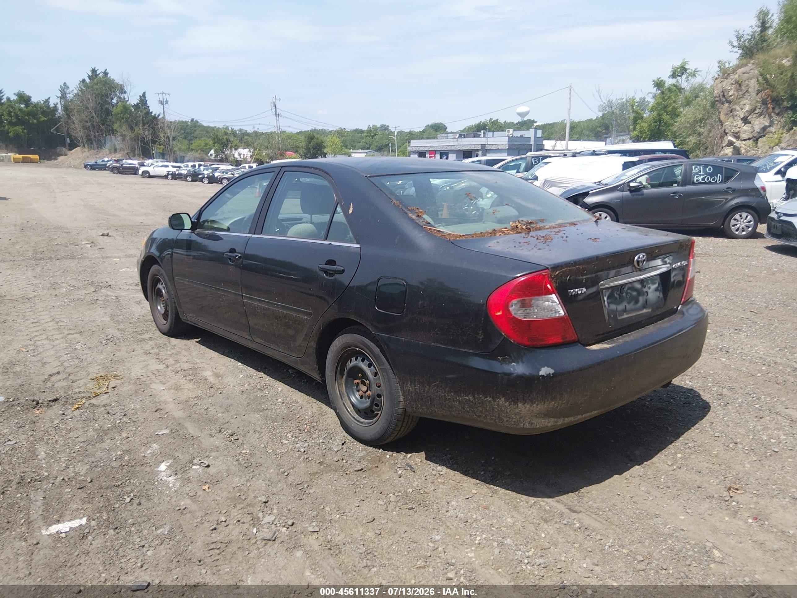 2003 Toyota Camry Le Черный vin: 4T1BE32K03U241107