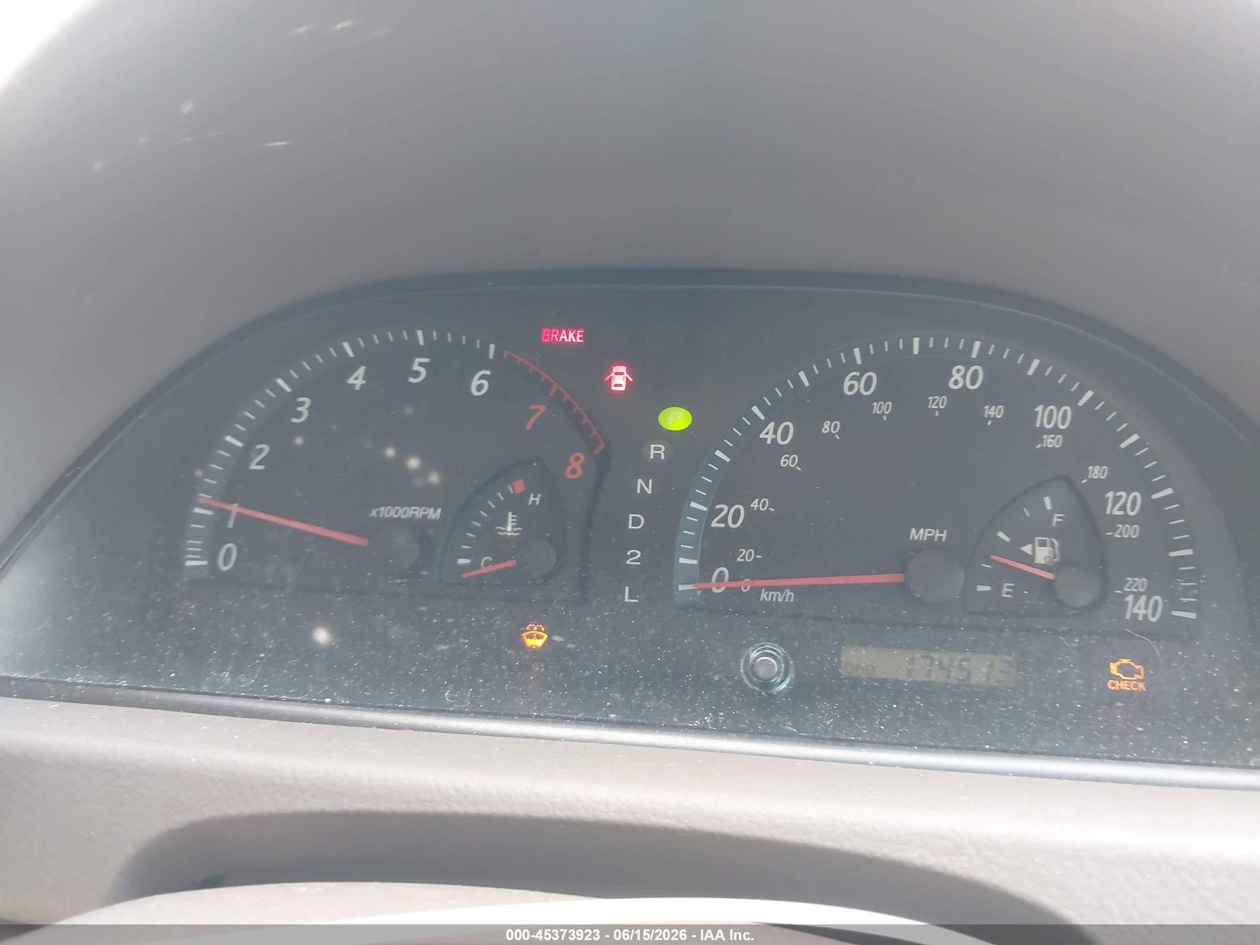 2003 Toyota Camry Le Beige vin: 4T1BE32K03U657559