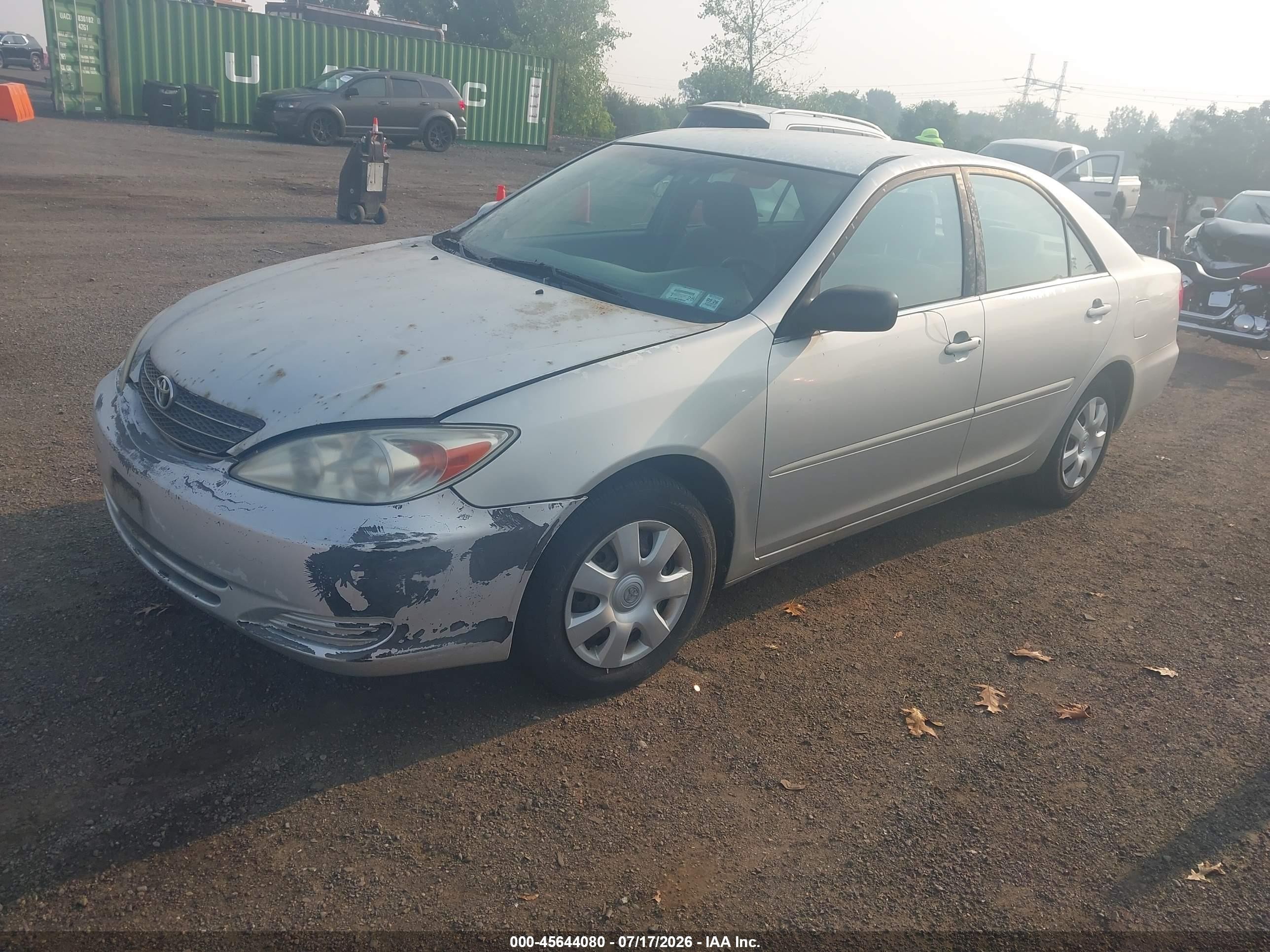 2003 Toyota Camry Le Gray vin: 4T1BE32K03U702497
