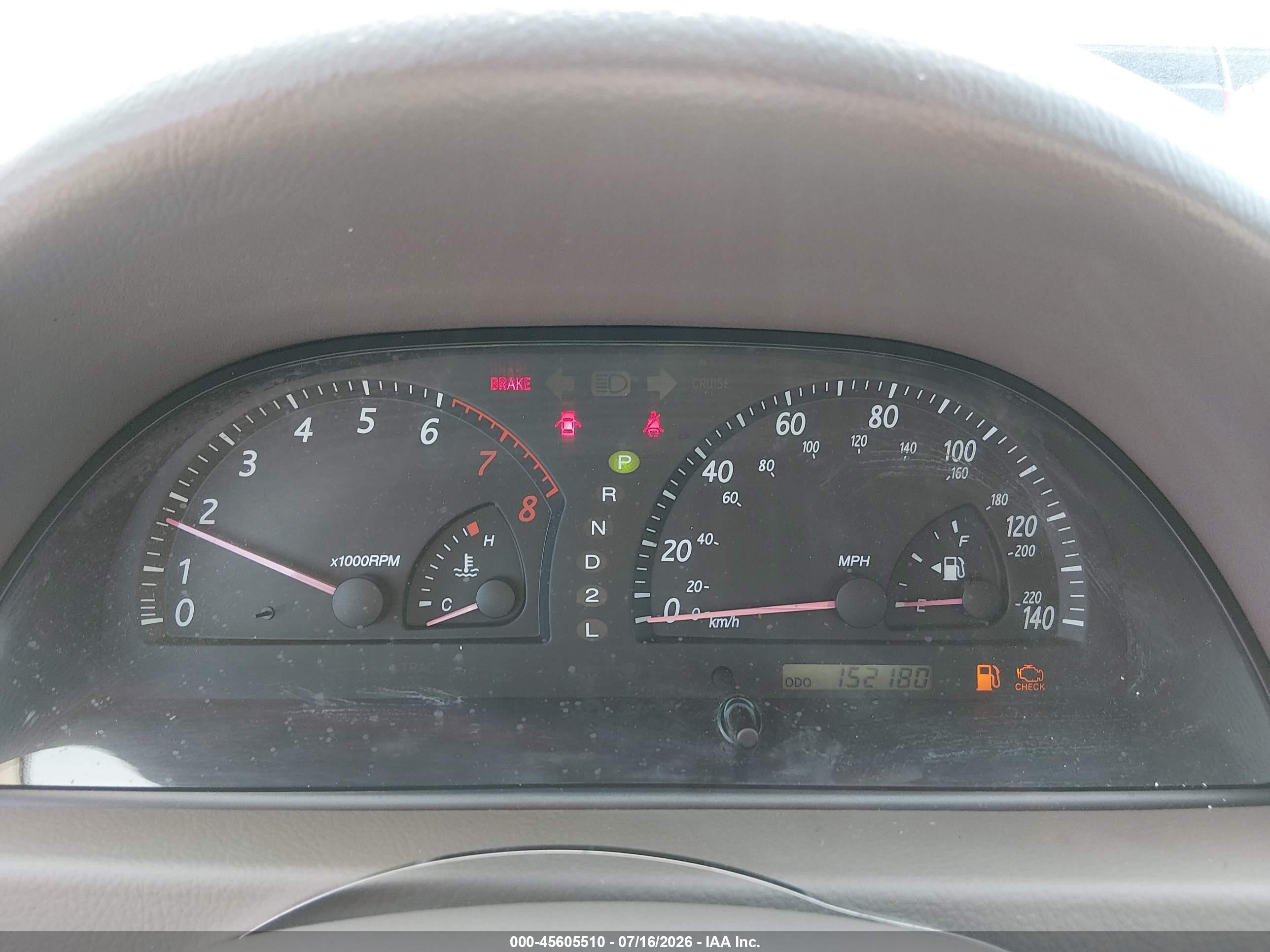 2003 Toyota Camry Le Gold vin: 4T1BE32K03U757046