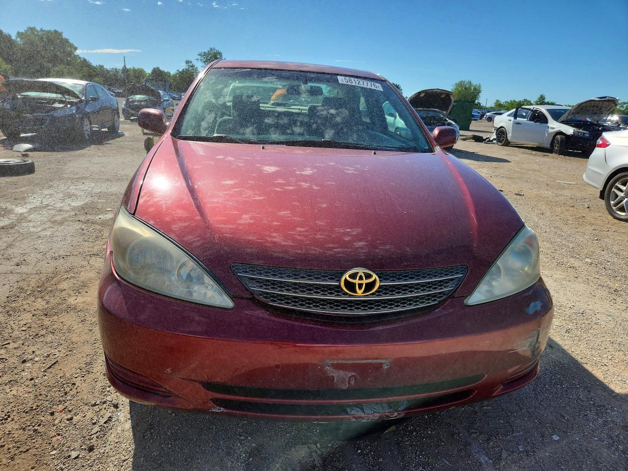 2004 Toyota Camry Le Red vin: 4T1BE32K04U278207