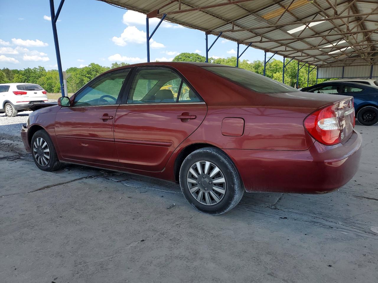 2004 Toyota Camry Le Бордовый vin: 4T1BE32K04U331438