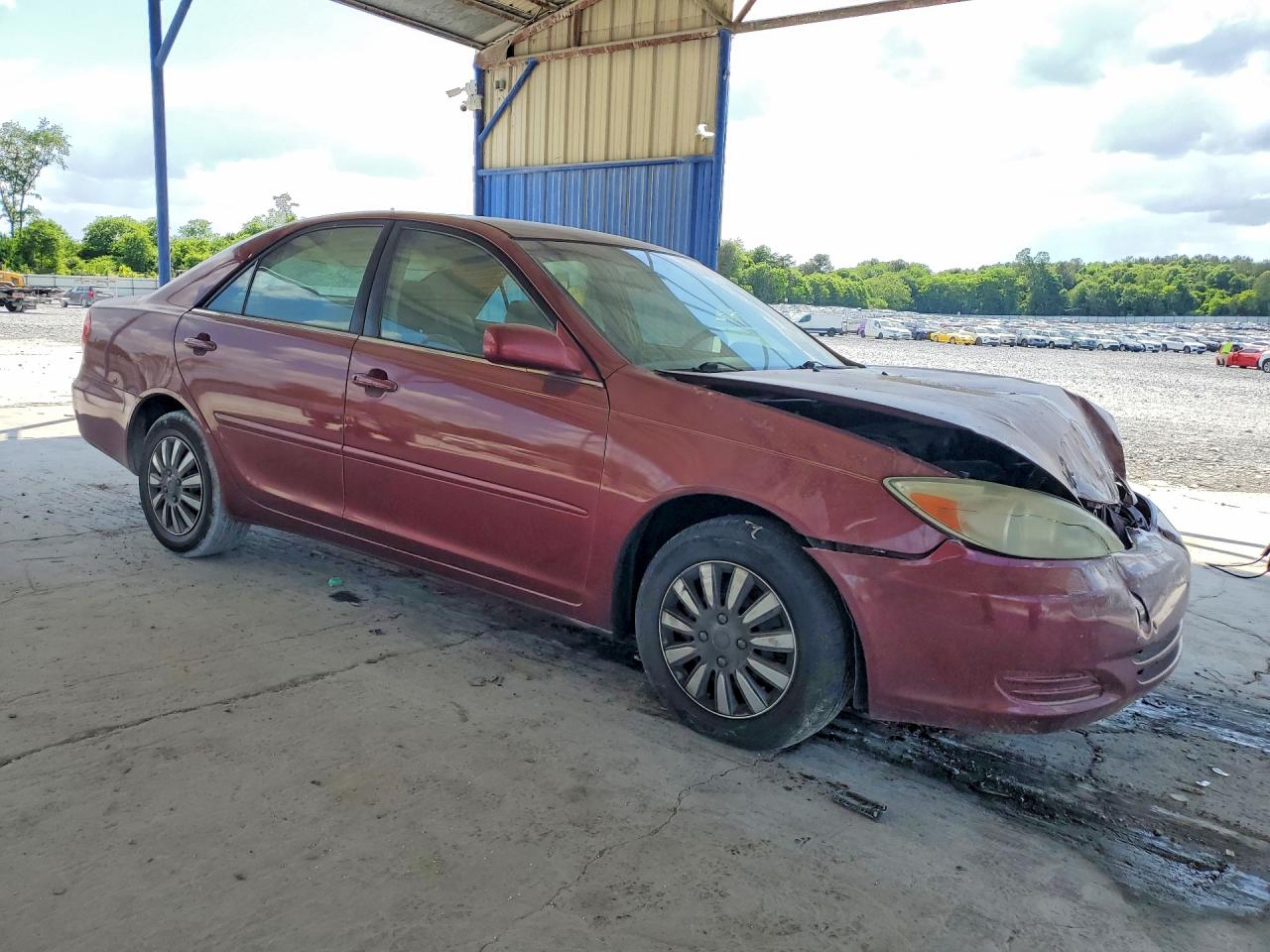 2004 Toyota Camry Le Бордовый vin: 4T1BE32K04U331438