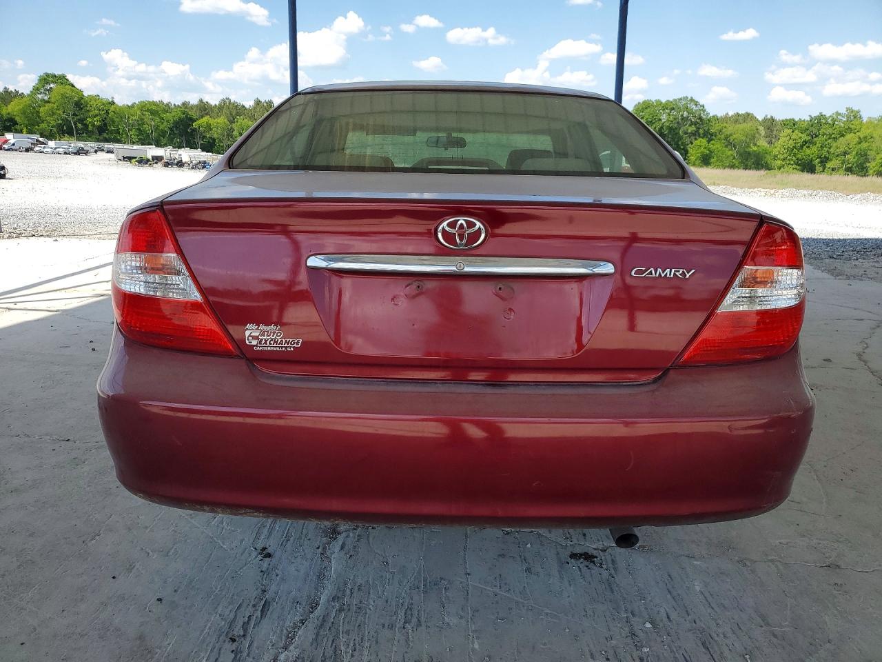 2004 Toyota Camry Le Бордовый vin: 4T1BE32K04U331438