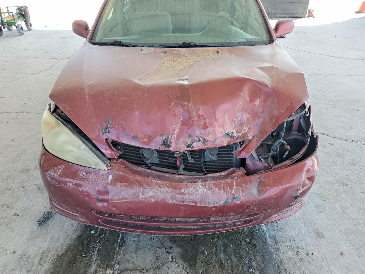 2004 Toyota Camry Le Бордовый vin: 4T1BE32K04U331438