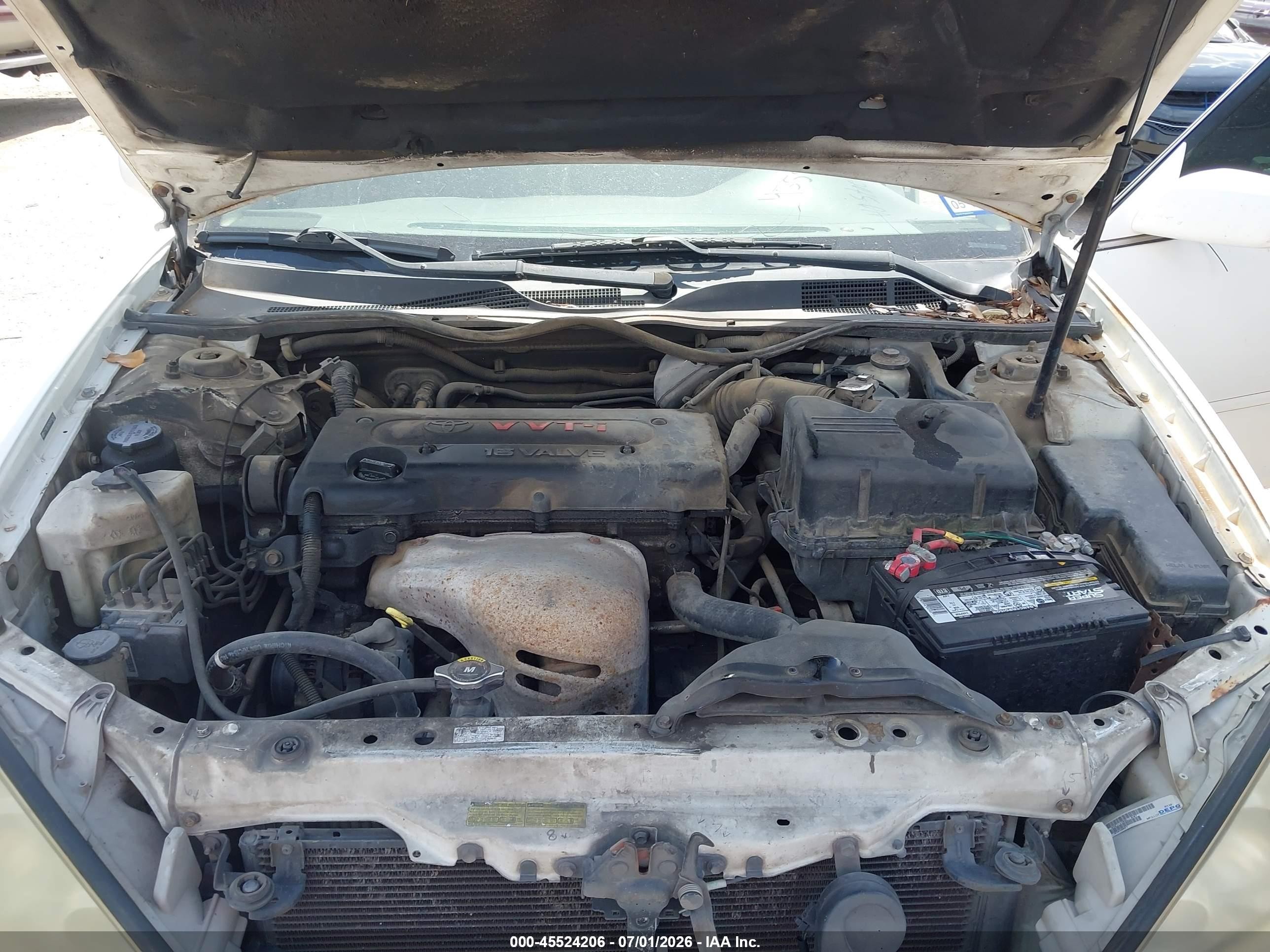 2005 Toyota Camry Le White vin: 4T1BE32K05U014261
