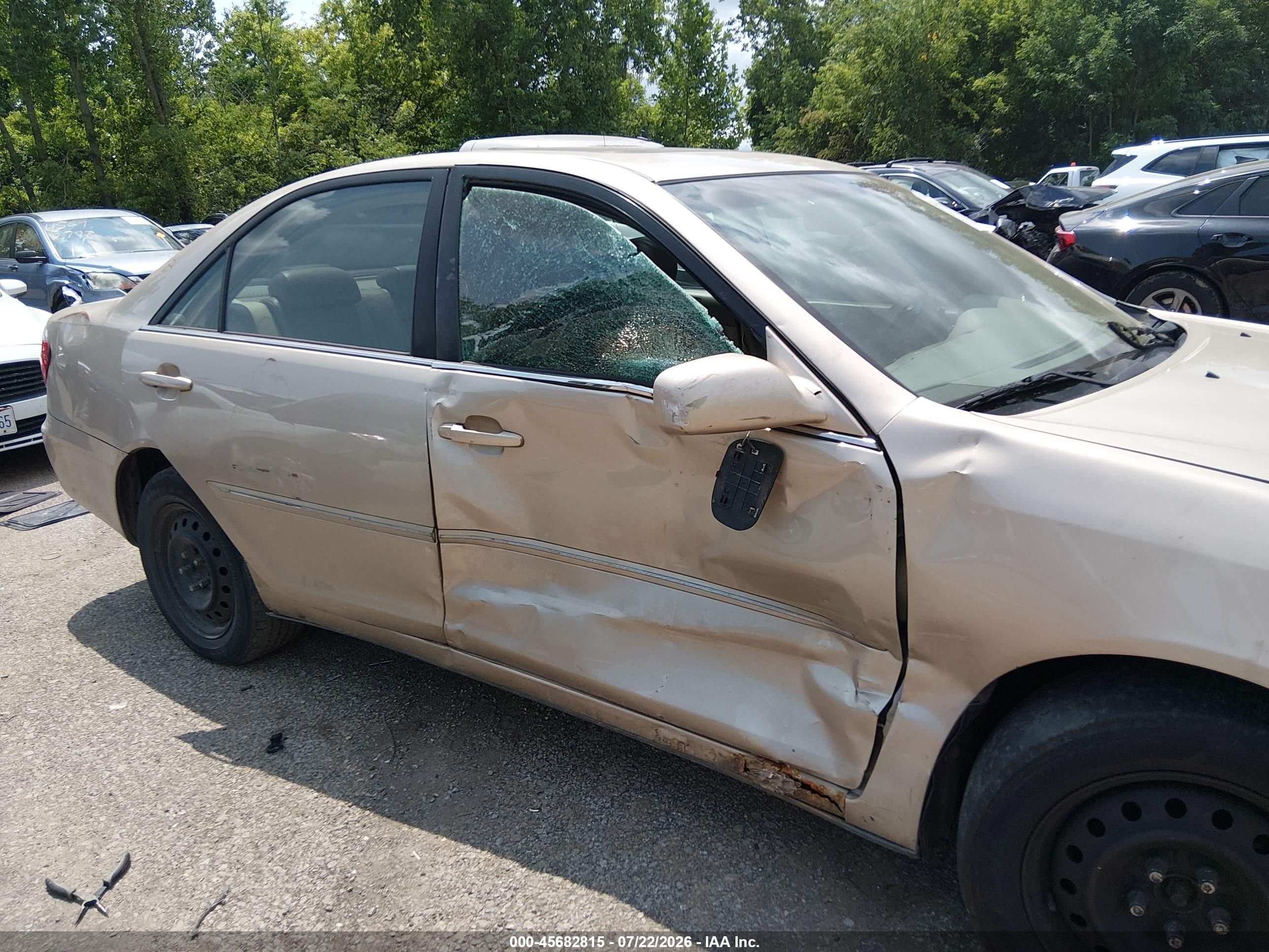 2005 Toyota Camry Xle Tan vin: 4T1BE32K05U041492