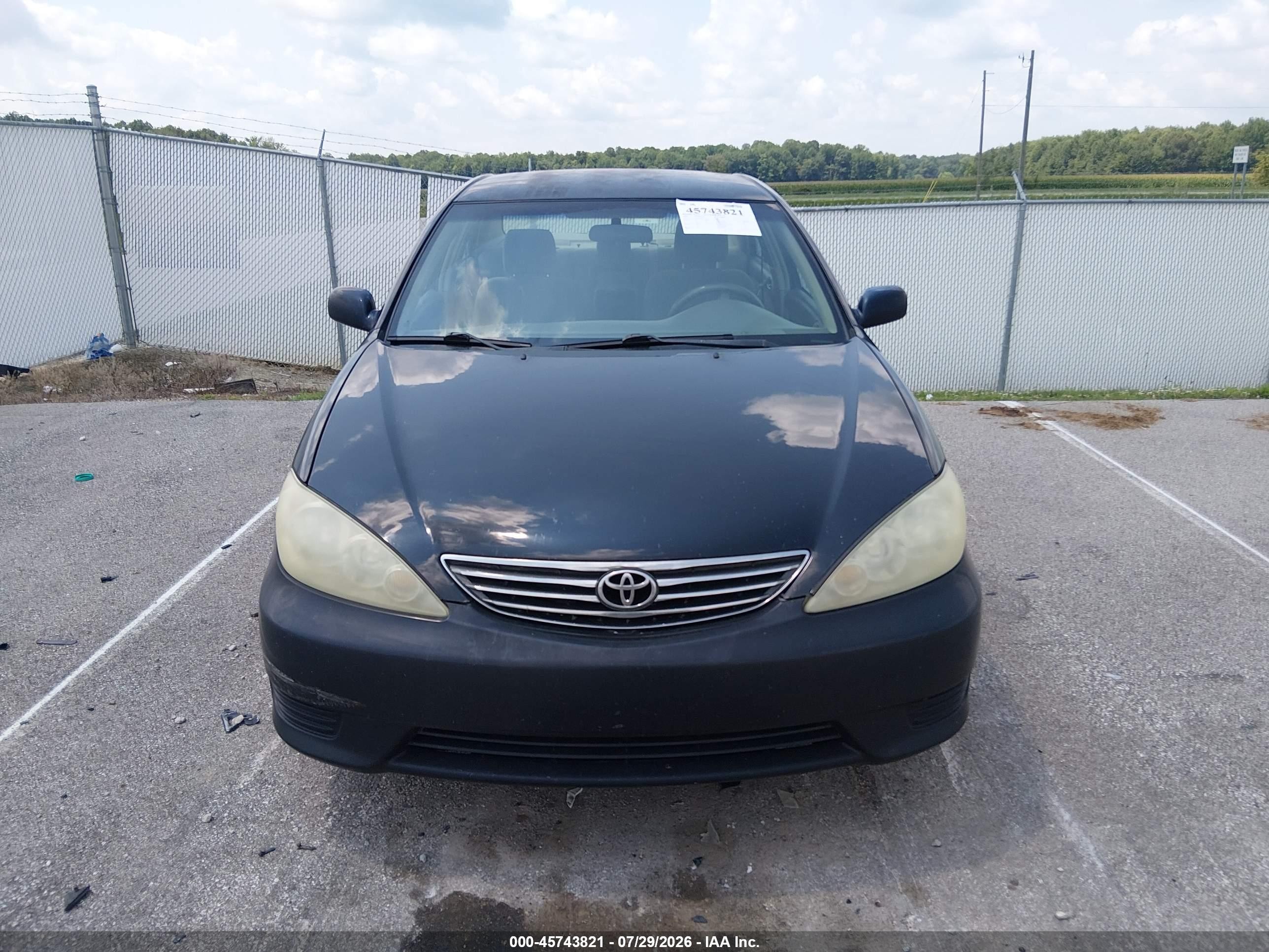2005 Toyota Camry Le Black vin: 4T1BE32K05U046675