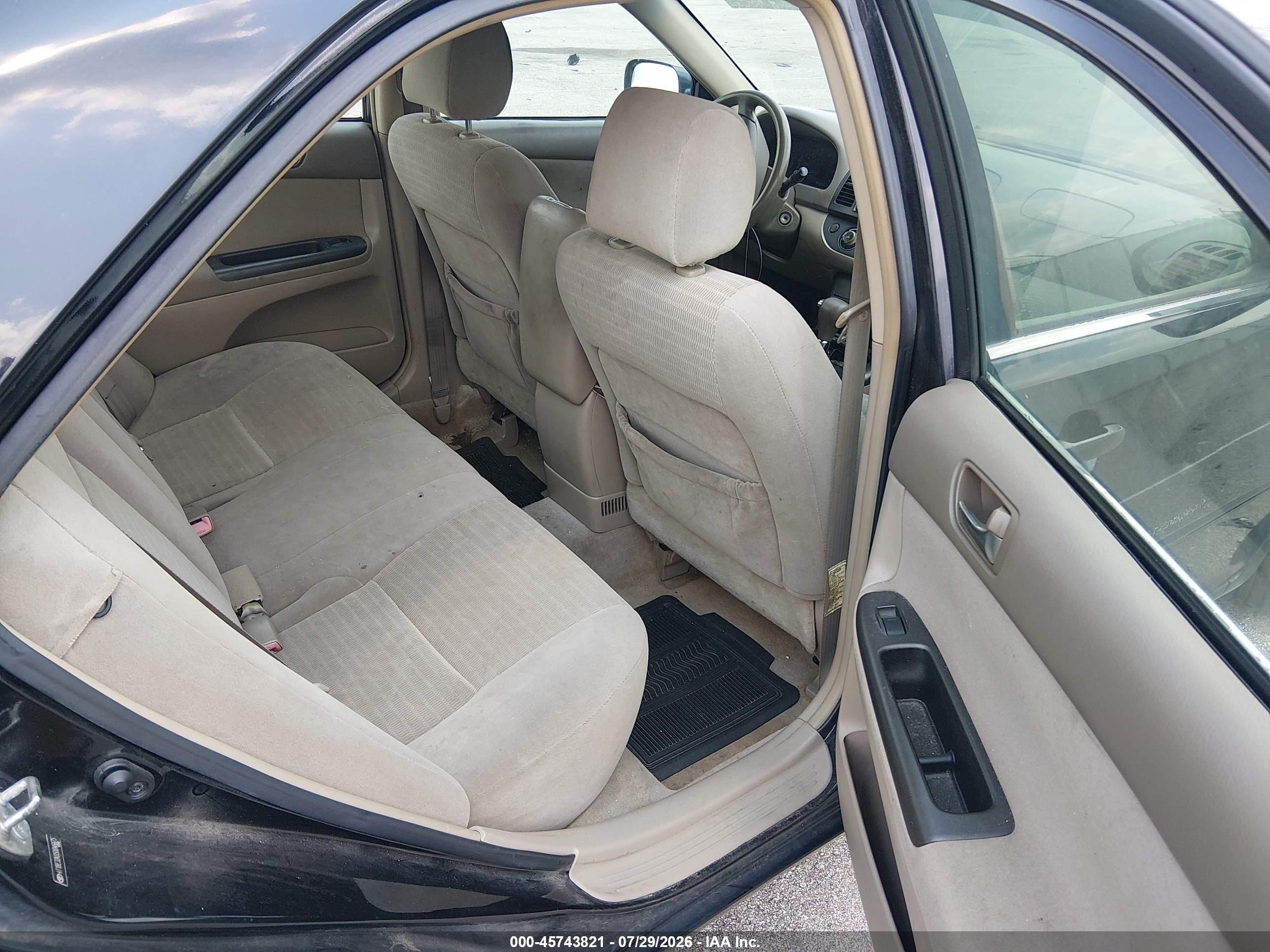 2005 Toyota Camry Le Black vin: 4T1BE32K05U046675
