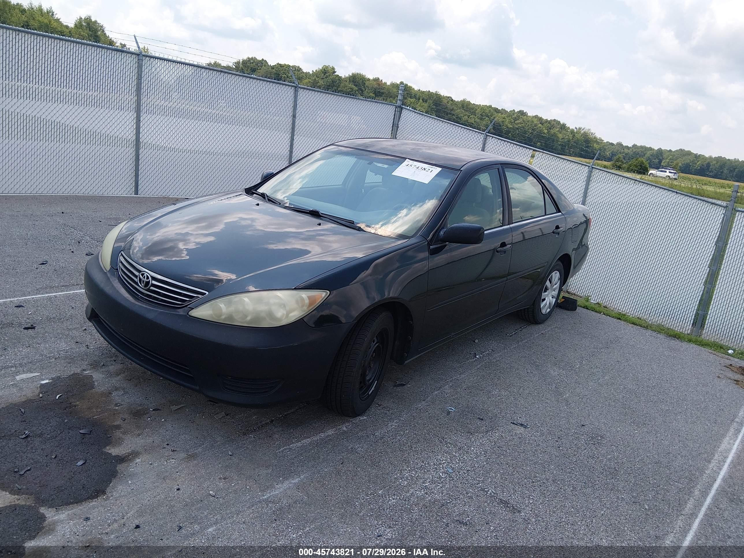 2005 Toyota Camry Le Black vin: 4T1BE32K05U046675