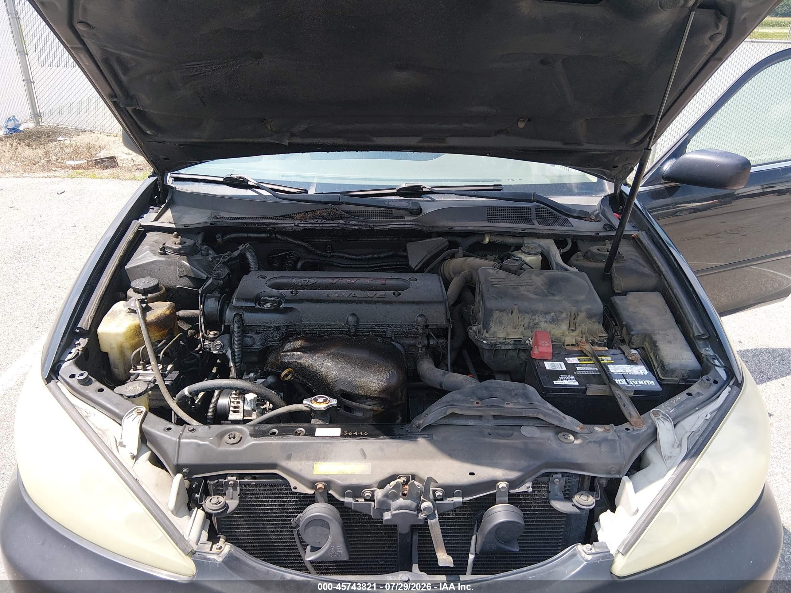 2005 Toyota Camry Le Black vin: 4T1BE32K05U046675