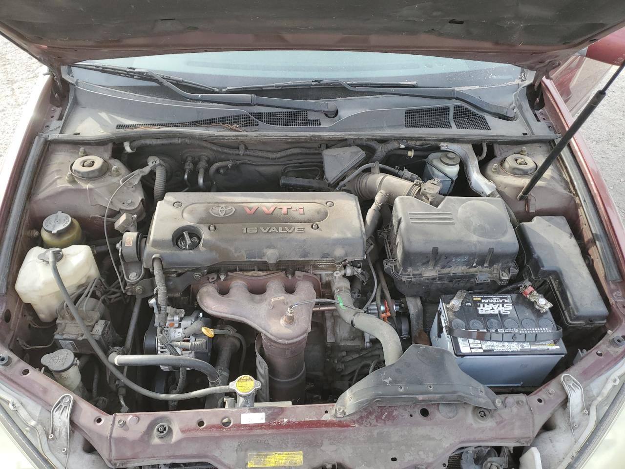 2005 Toyota Camry Le Burgundy vin: 4T1BE32K05U049088