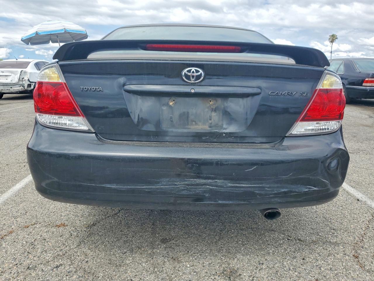 2005 Toyota Camry Se Black vin: 4T1BE32K05U051746