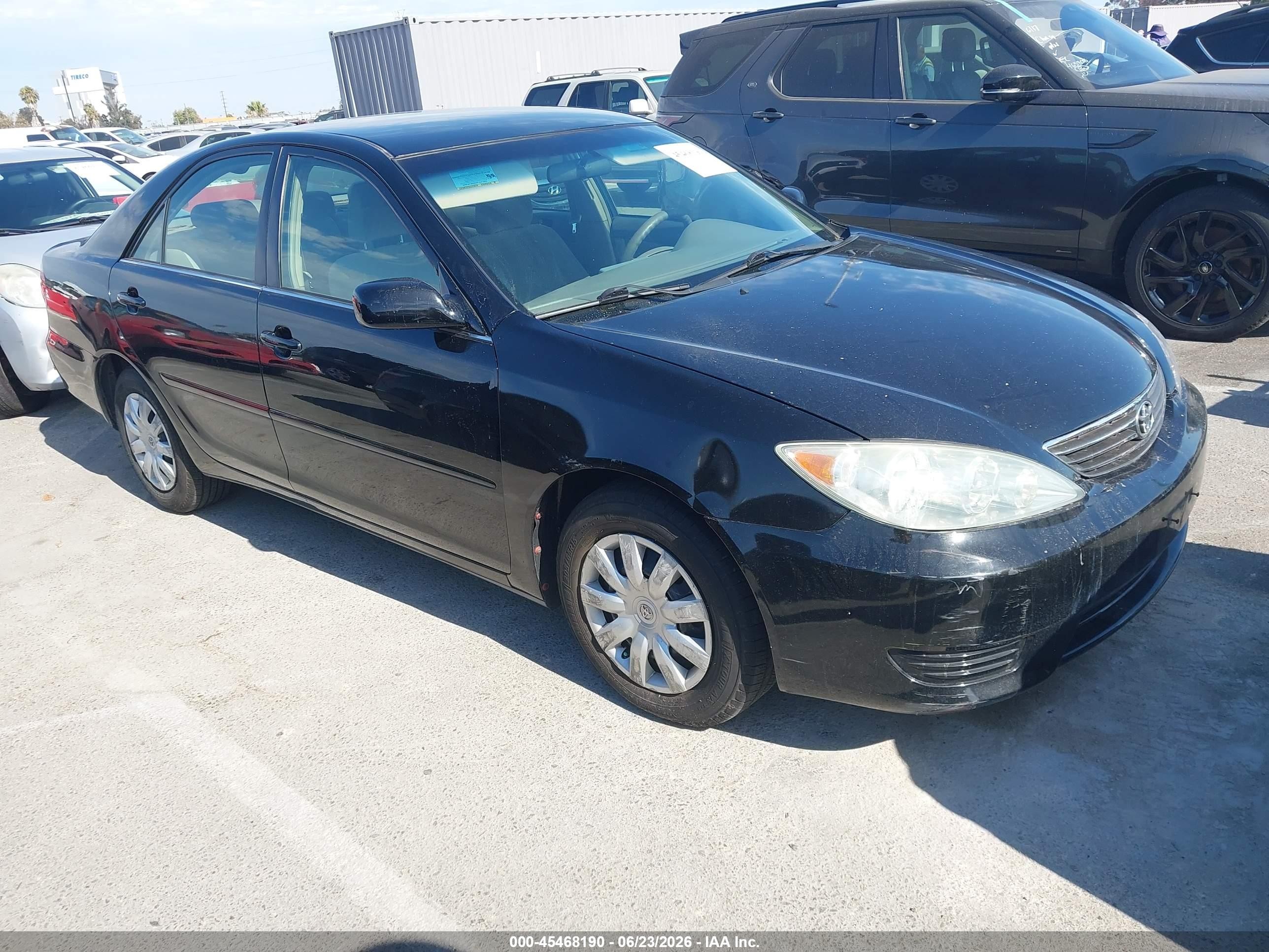 2005 Toyota Camry Le Black vin: 4T1BE32K05U409895