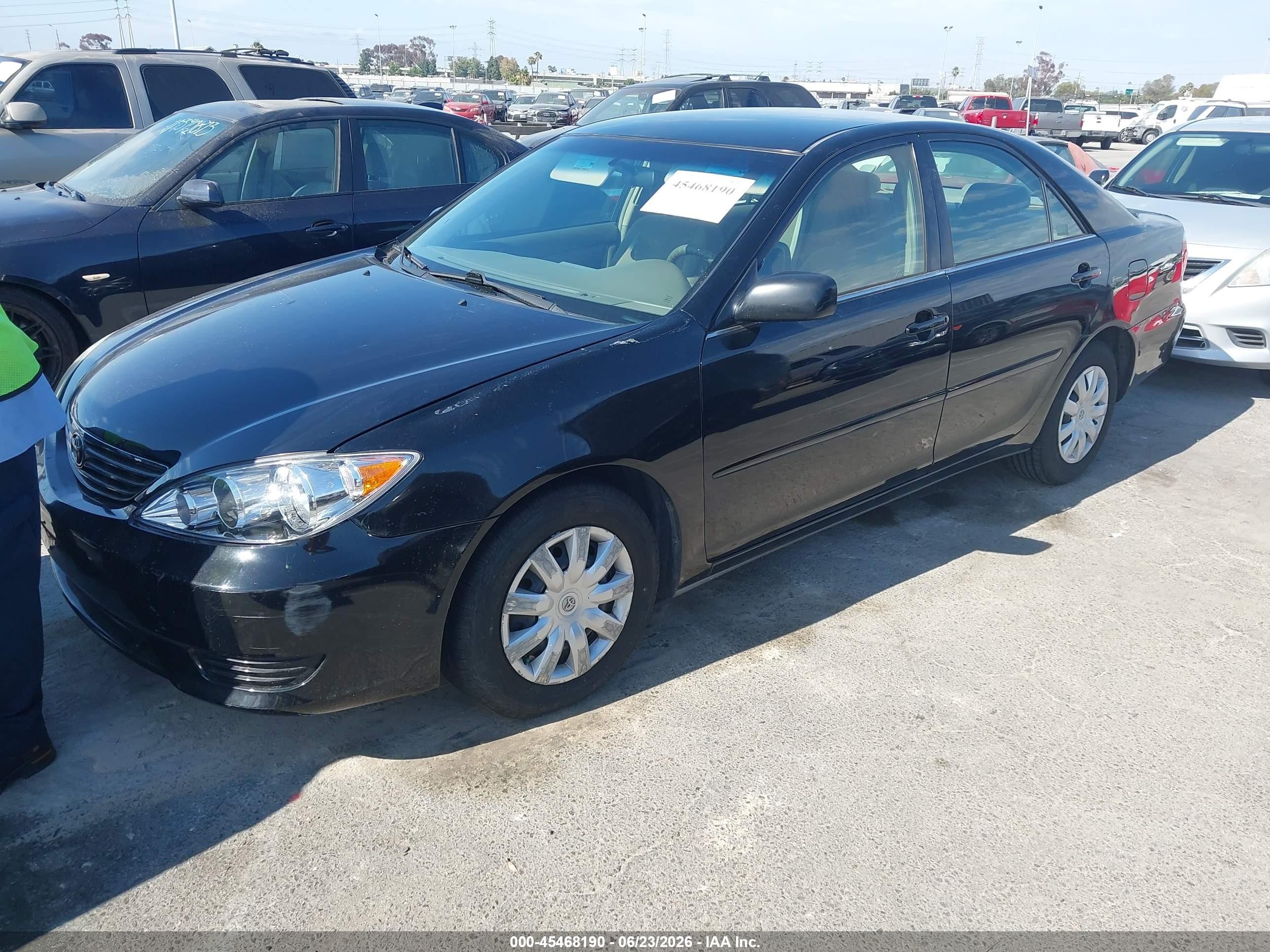 2005 Toyota Camry Le Black vin: 4T1BE32K05U409895